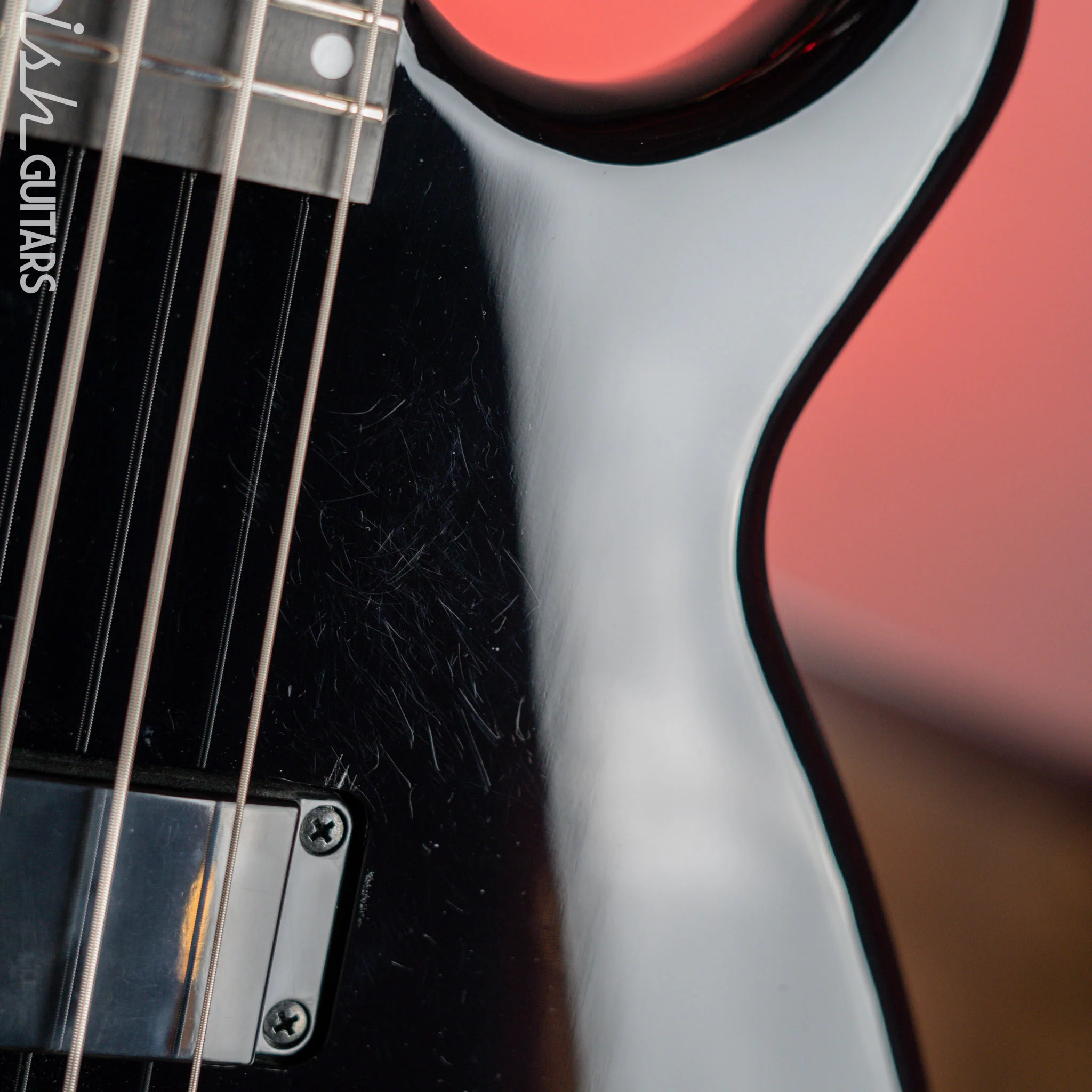 Aria SB-1000 4-String Bass Black NAMM Demo - Image 5