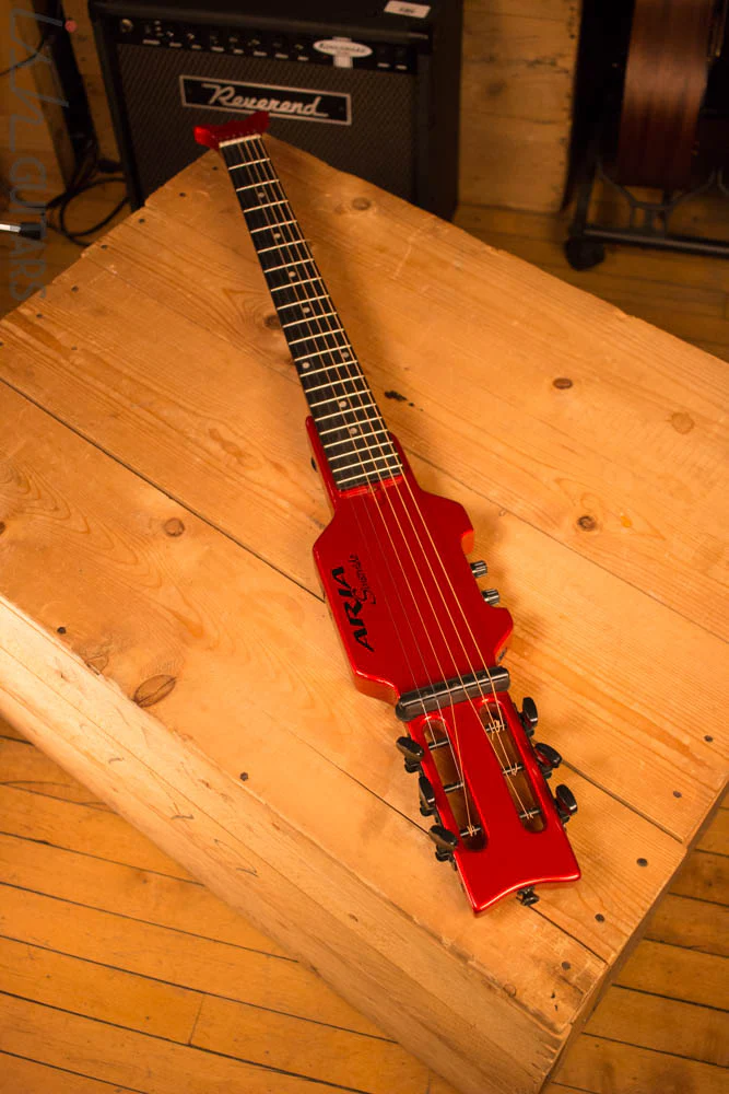 Aria Sinsonido Headless Travel Guitar Acoustic Electric - Image 12