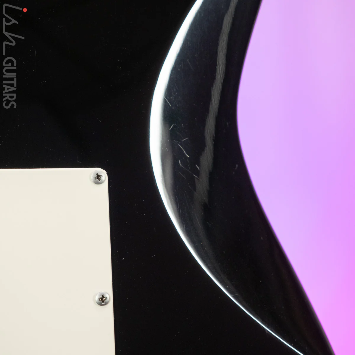 Aria STG Series Strat Black Perloid Pickguard - Image 9