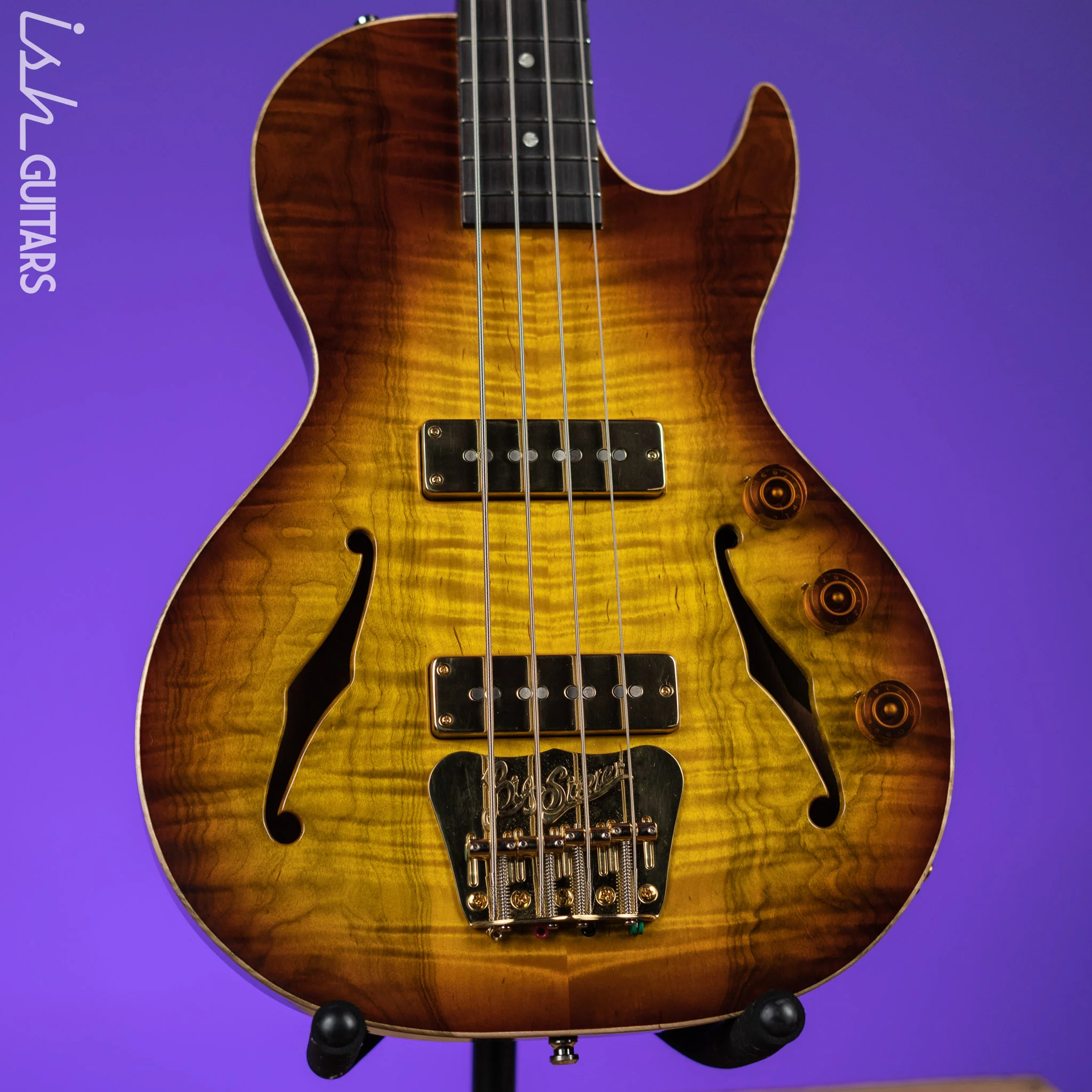B&G Big Sister 4-String Bass Sunburst Tobacco Burst