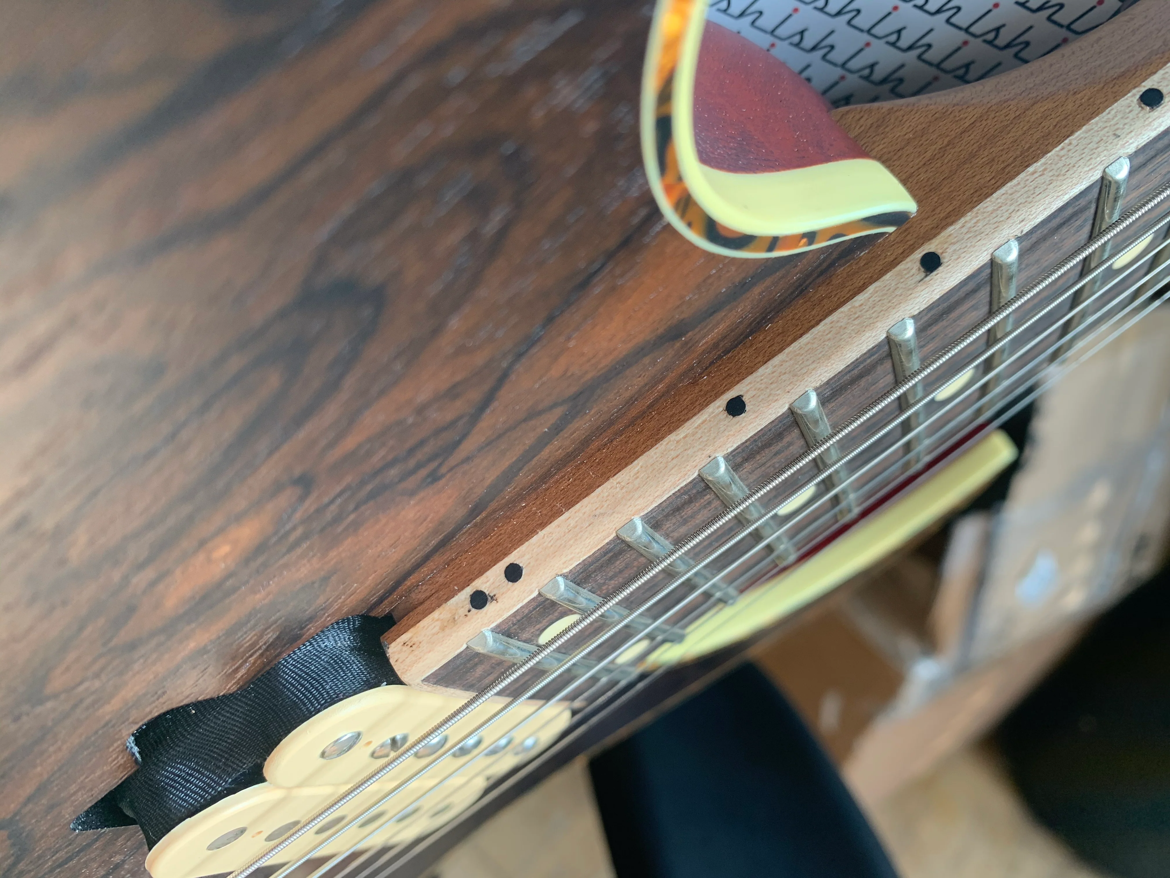B-Stock Ibanez RGEW521ZC Ziricote Top Natural Flat Finish - Image 12
