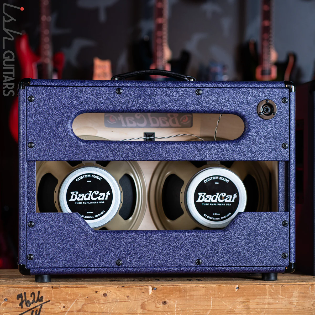 Bad Cat 2x12 Cabinet Custom Plum Tolex - Image 2