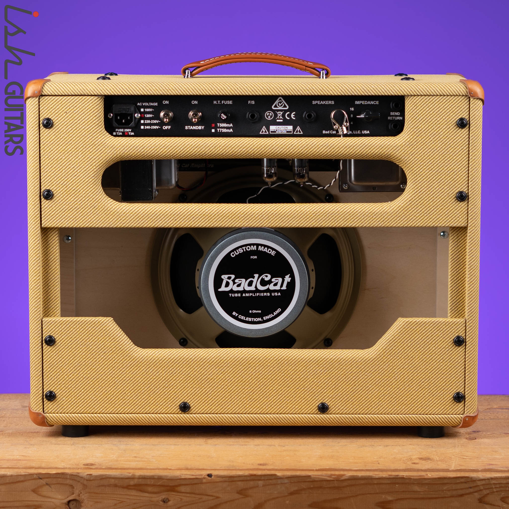 Bad Cat Cub 15R USA Player Series 15W Combo Amplifier Tweed - Image 5