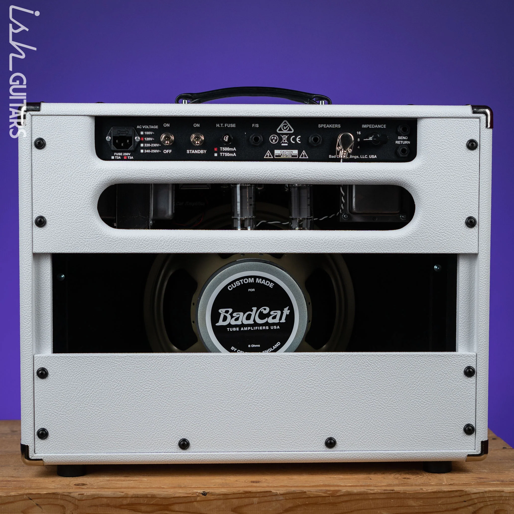 Bad Cat Lynx X USA Player Series 1x12 40W Guitar Combo Amplifier White Tolex - Image 4