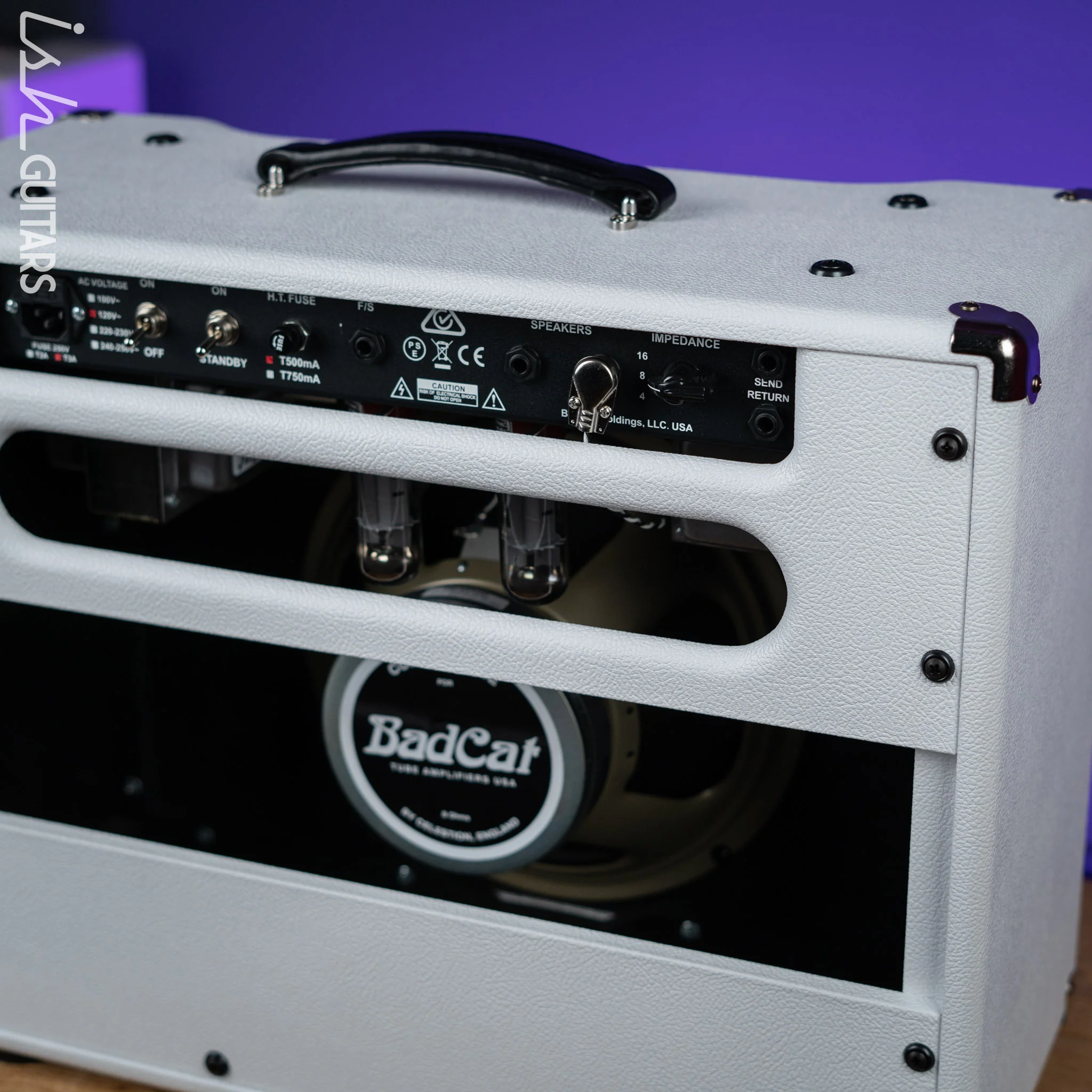Bad Cat Lynx X USA Player Series 1x12 40W Guitar Combo Amplifier White Tolex - Image 6