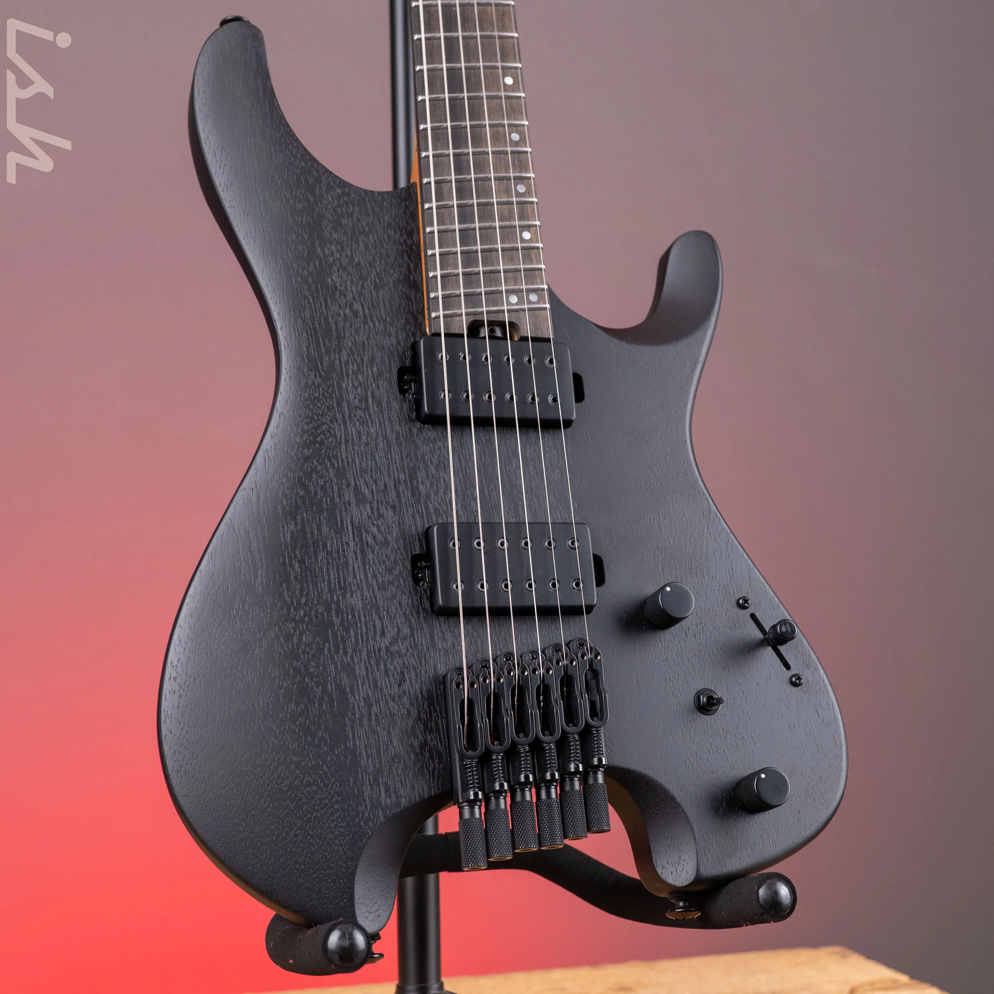 Ibanez Iron Label QX52B Electric Guitar Weathered Black