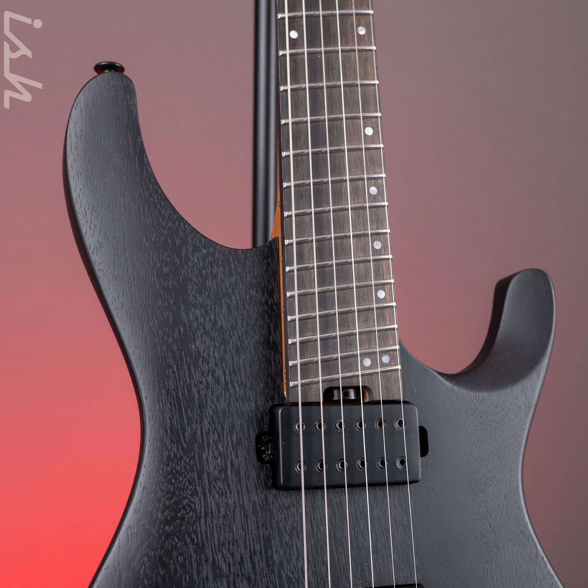 Ibanez Iron Label QX52B Electric Guitar Weathered Black - Image 4