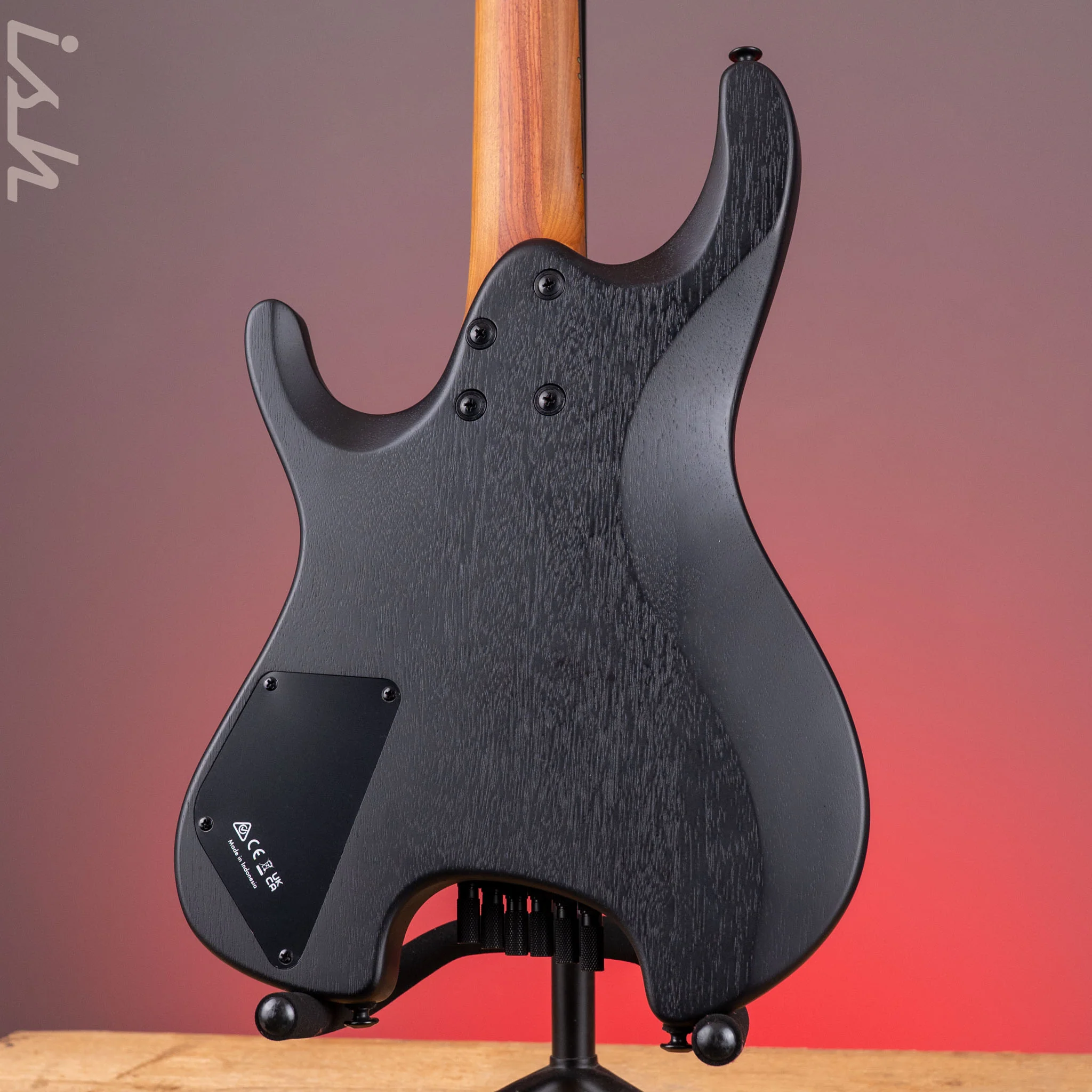 Ibanez Iron Label QX52B Electric Guitar Weathered Black - Image 9