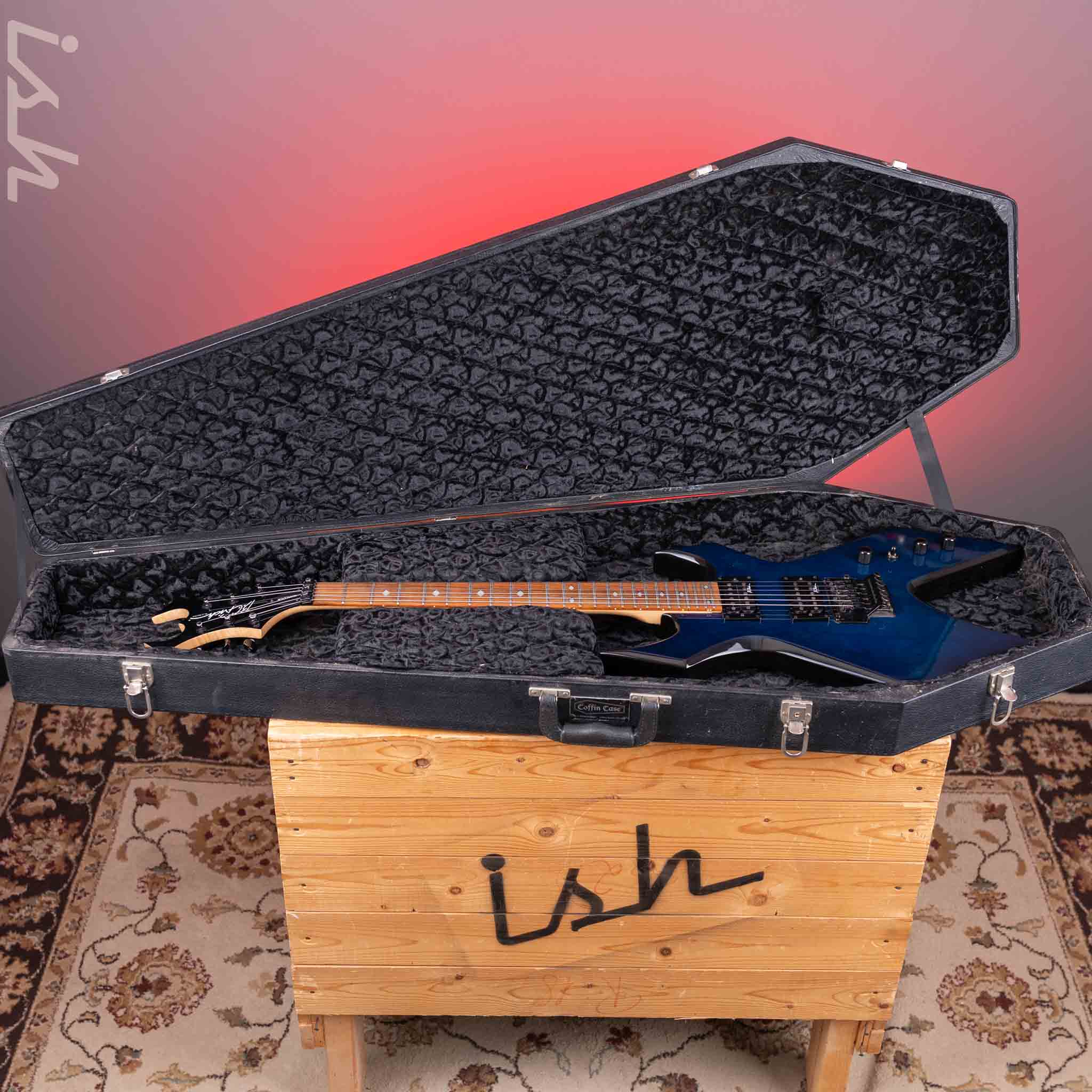 BC Rich Warlock Blue - Image 18