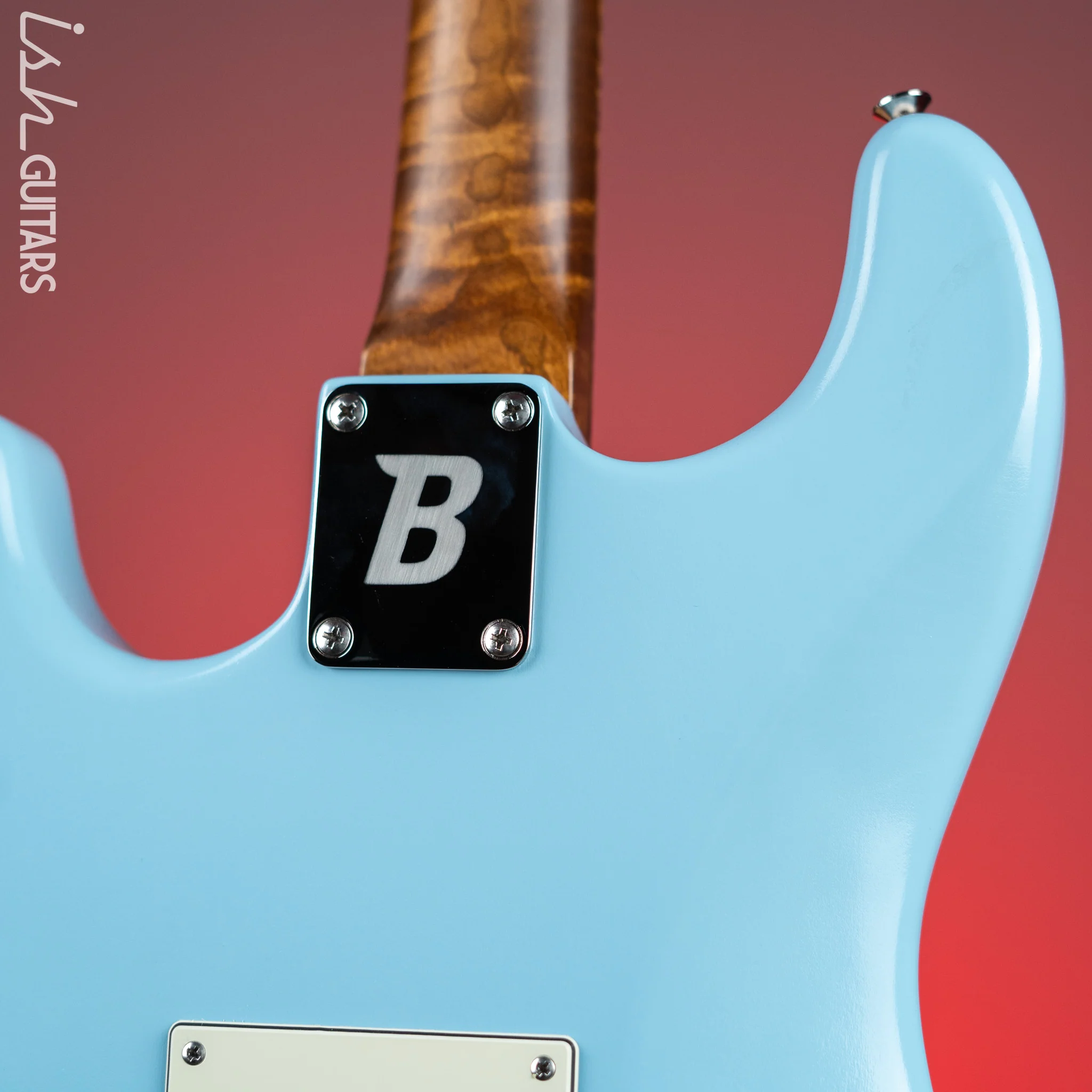 Bilt MERC Electric Guitar Daphne Blue - Image 8