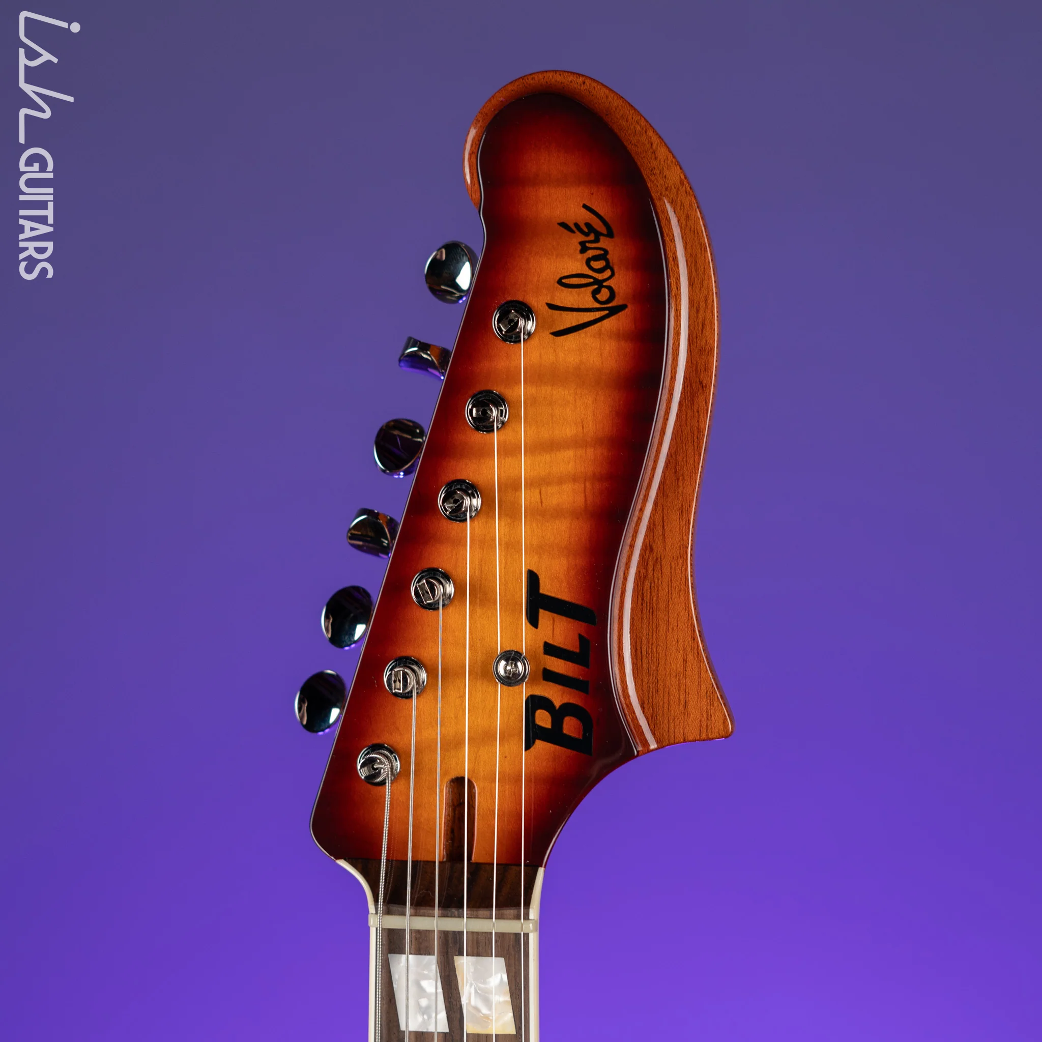Bilt Volaré Electric Guitar Light Tobacco Burst - Image 5