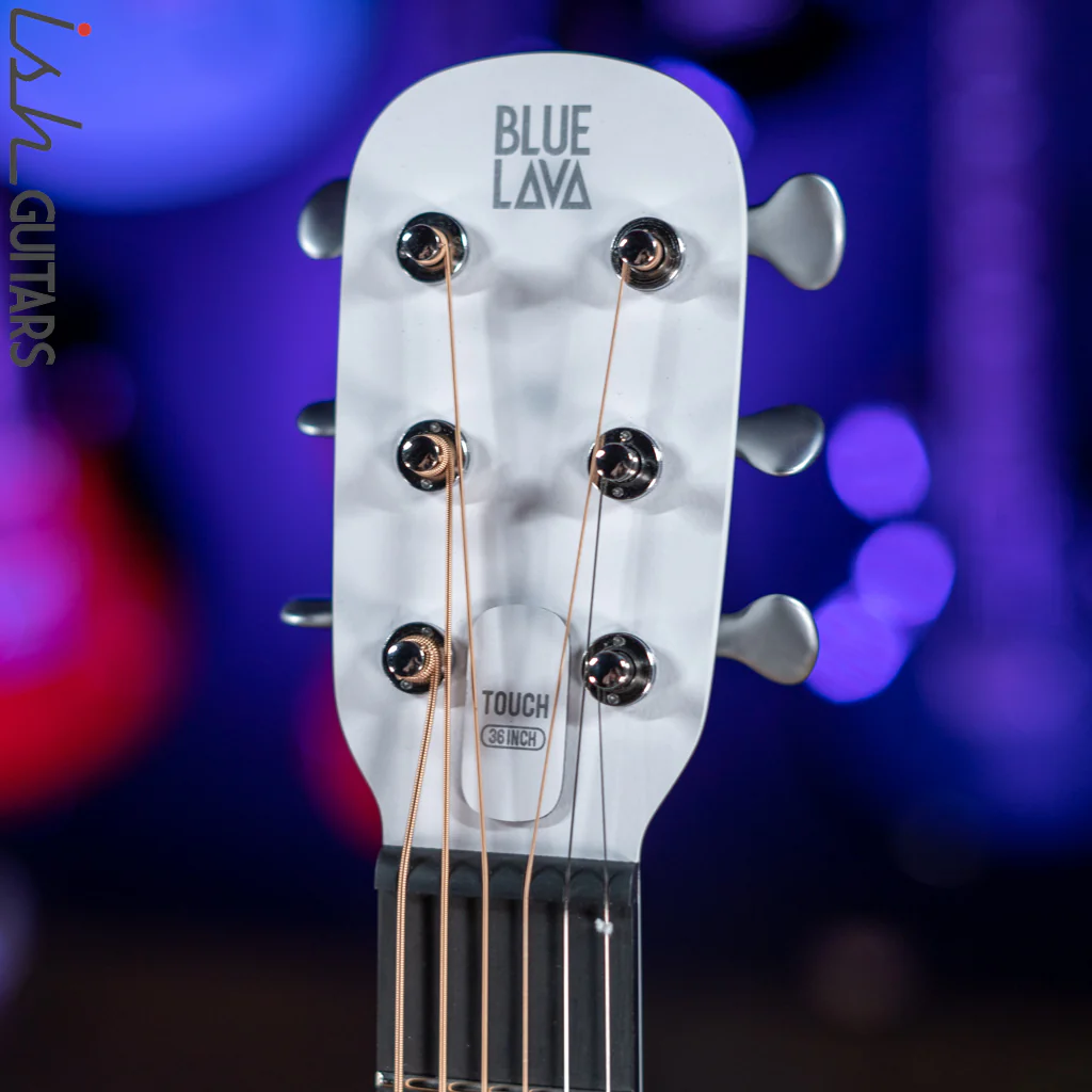 Lava Music Blue Lava Smart Acoustic Guitar Sail White w/ Lite Bag - Image 5