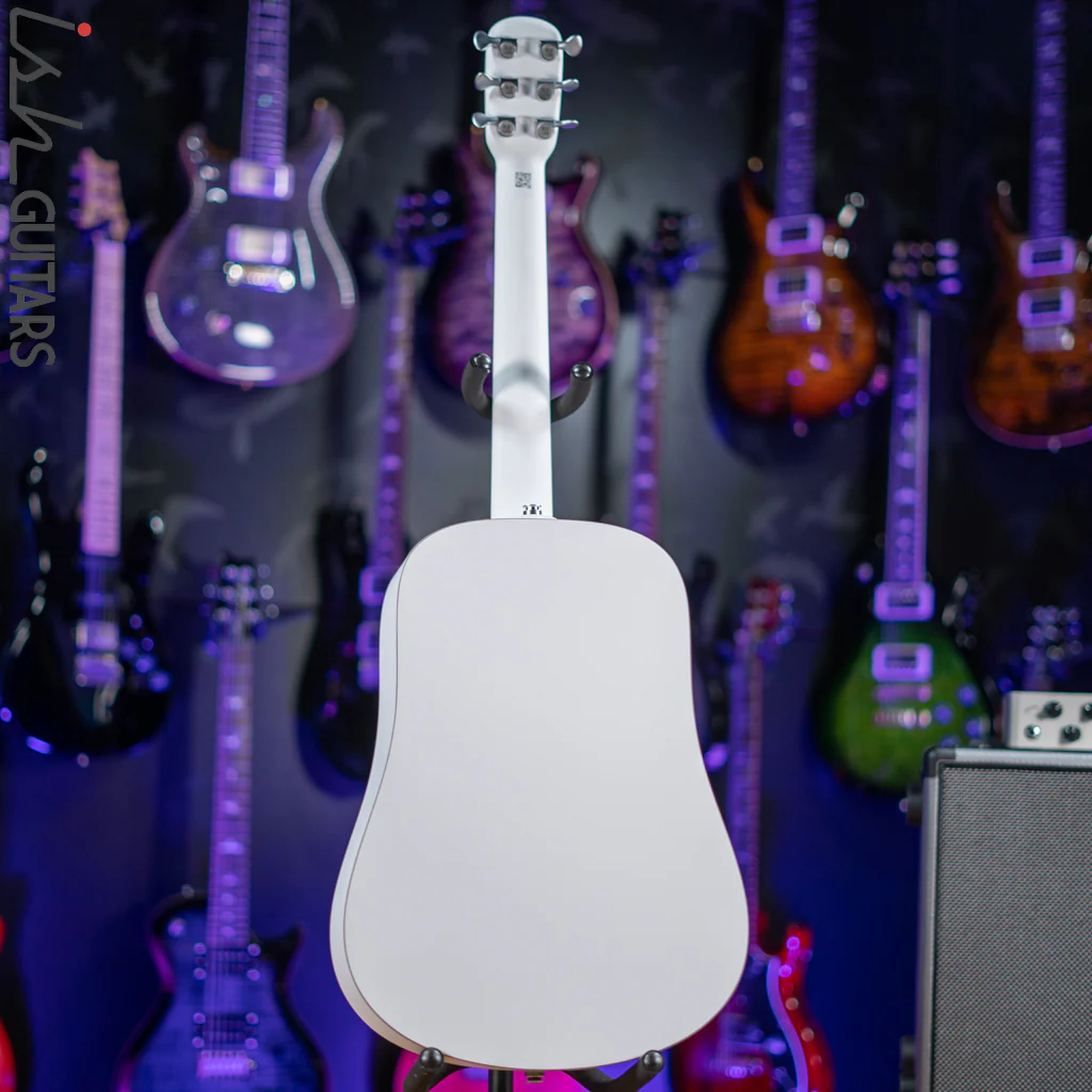 Lava Music Blue Lava Smart Acoustic Guitar Sail White w/ Lite Bag - Image 6
