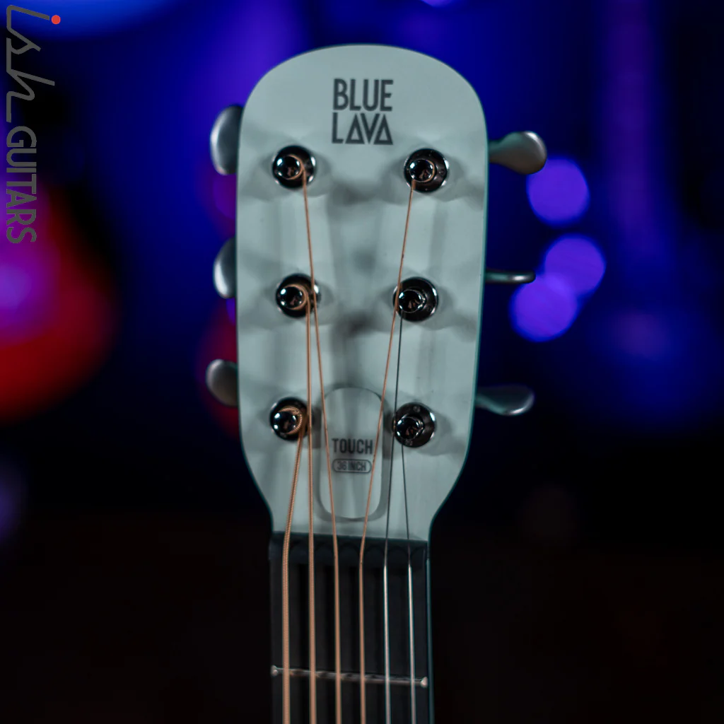 Lava Music Blue Lava Smart Acoustic Guitar Aqua/Mint Green w/ Airflow Bag - Image 5