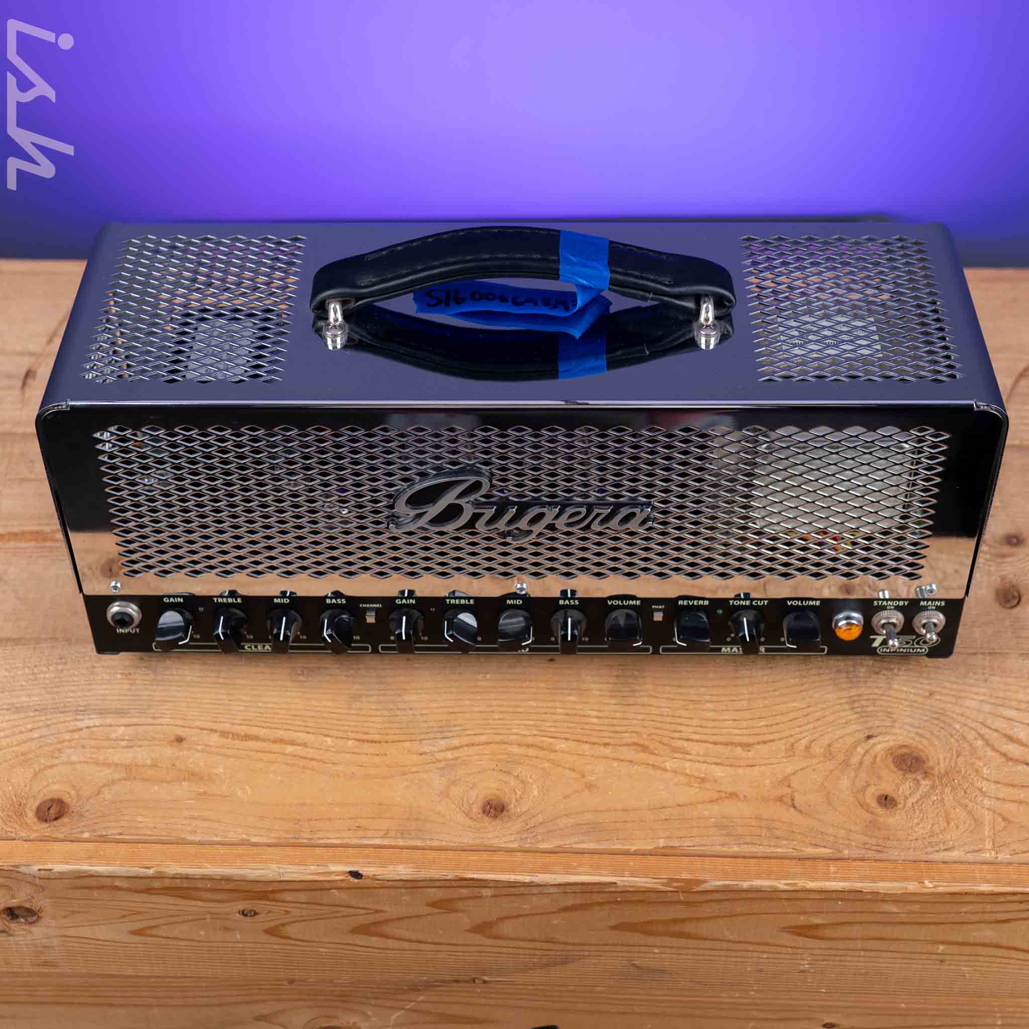 Bugera T50 Infinium 50-watt 2-channel Tube Head Chrome - Image 4