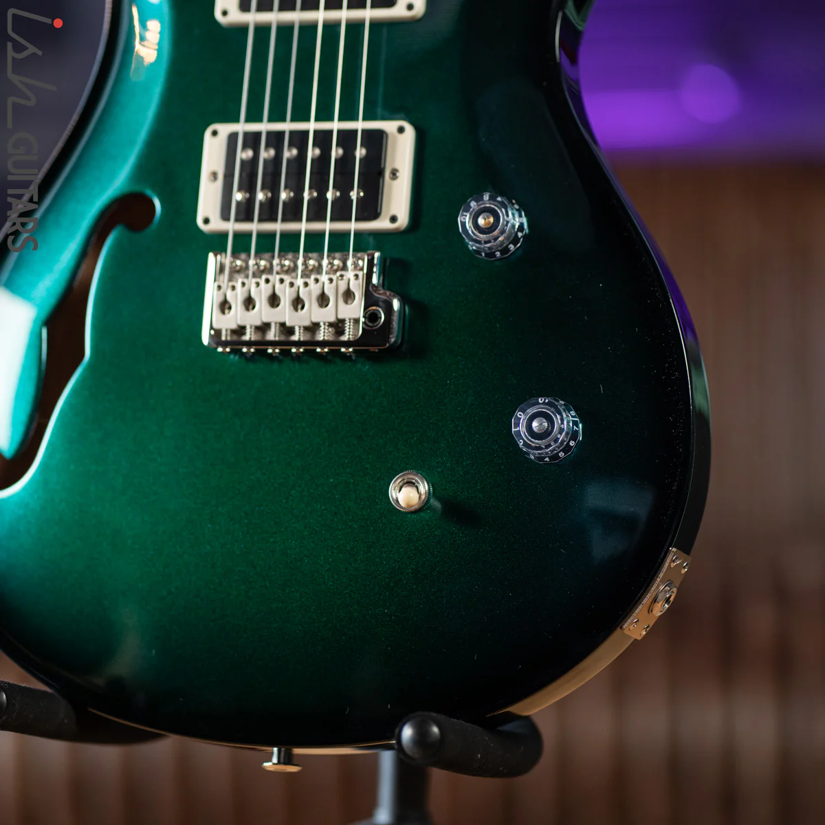 CE 24 Semi-Hollow Custom Color Forest Green Metallic - Image 4
