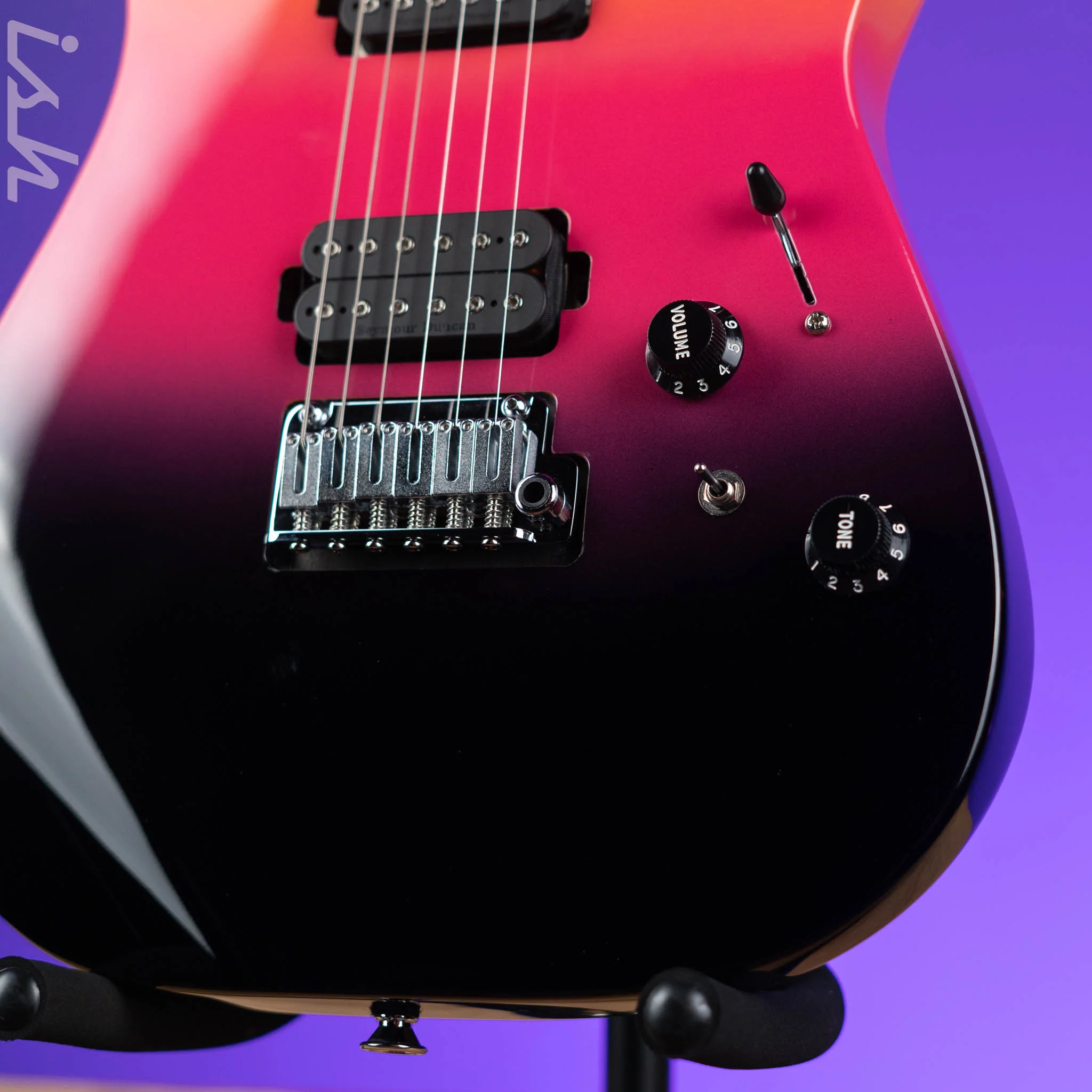 Charvel Pro-Mod DK24 HH 2PT CM Electric Guitar Malibu Sunset Demo - Image 4
