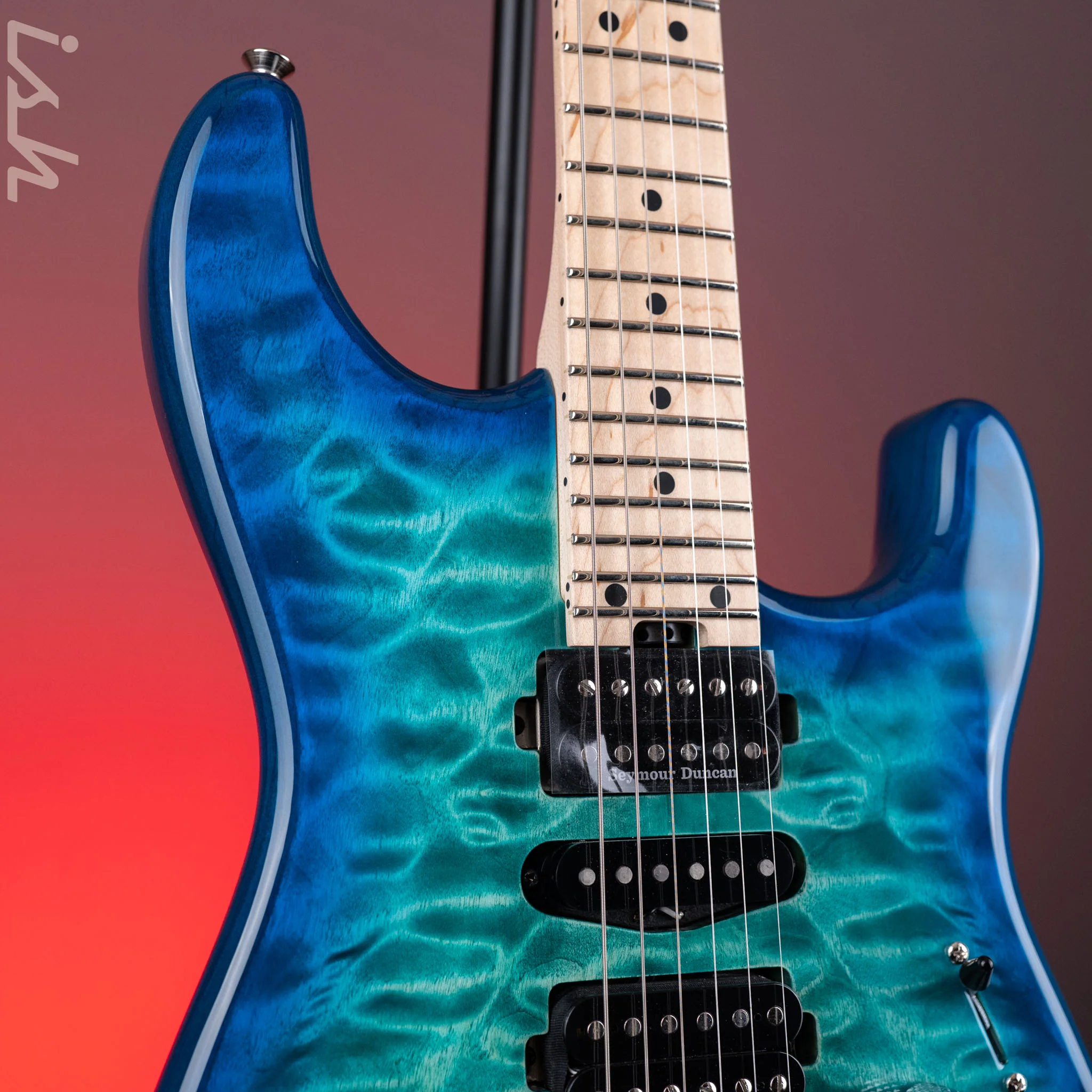 Charvel SMJ San Dimas Style 1 HSH FR M Caribbean Burst - Image 3