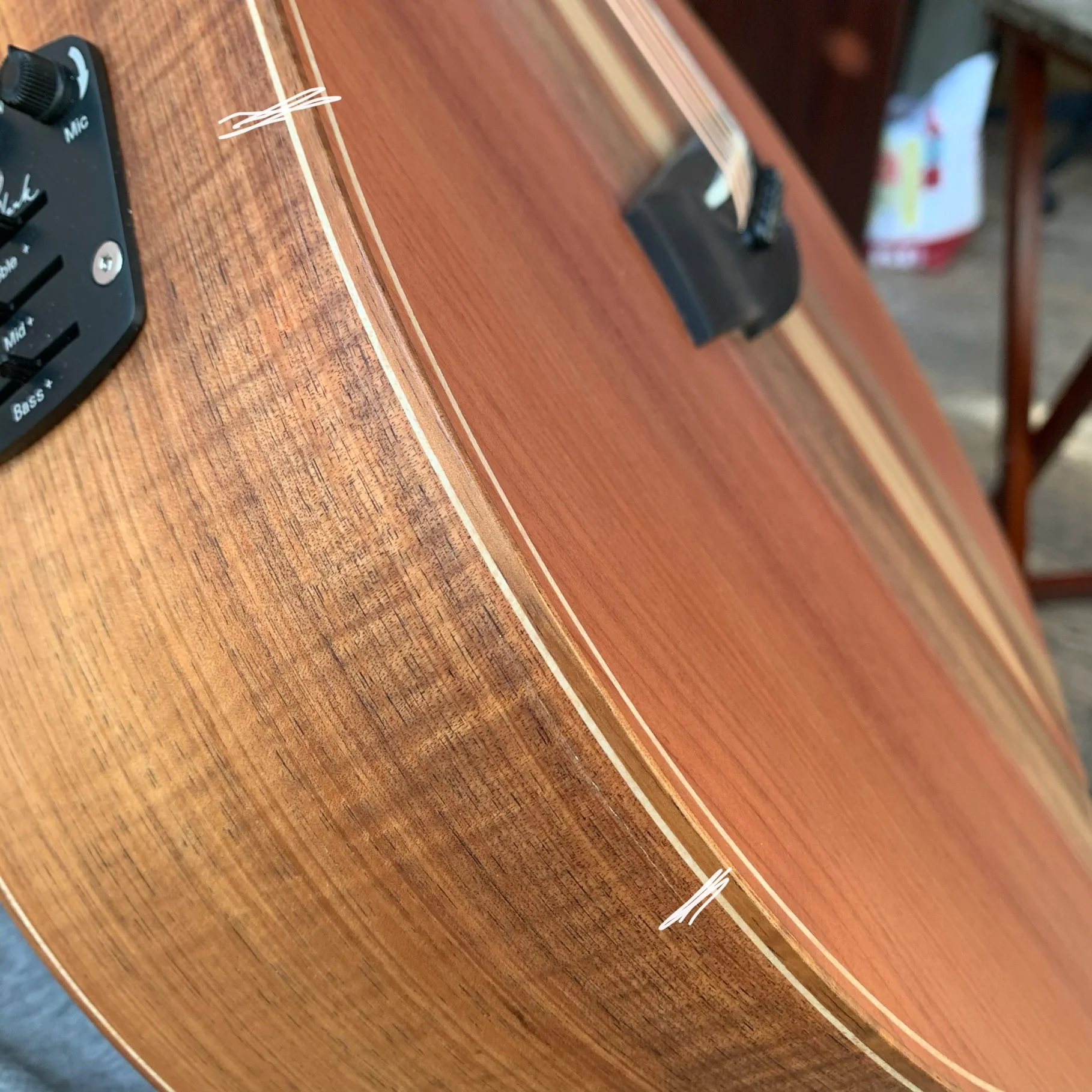 Cole Clark Angel 3 AN3EC-RDBL Redwood Top B-Stock - Image 12