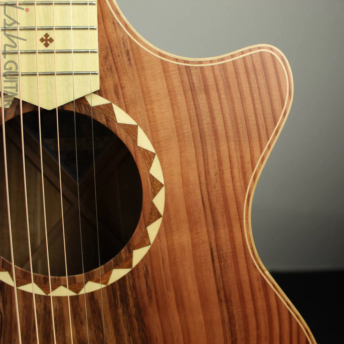 Cole Clark Angel AN2EC-RDBLSB Redwood Top w/ Blackwood Back and Sides - Image 4