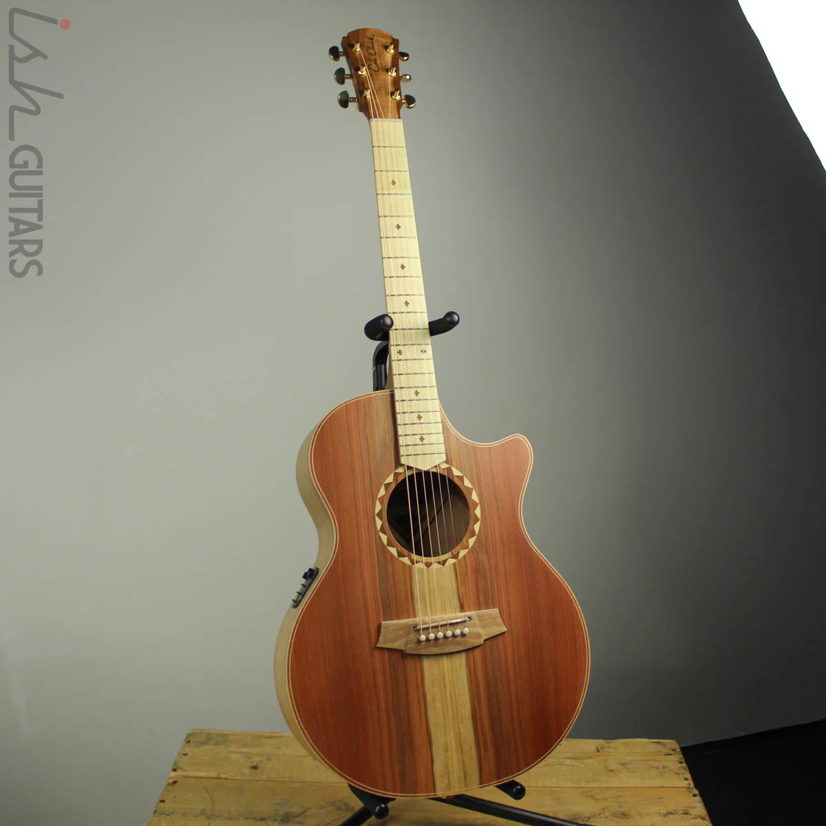 Cole Clark Angel AN2EC-RDBLSB Redwood Top w/ Blackwood Back and Sides - Image 2