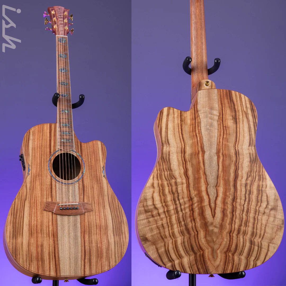 Cole Clark FL3EC-CLCL Acoustic-Electric Guitar Camphor Laurel