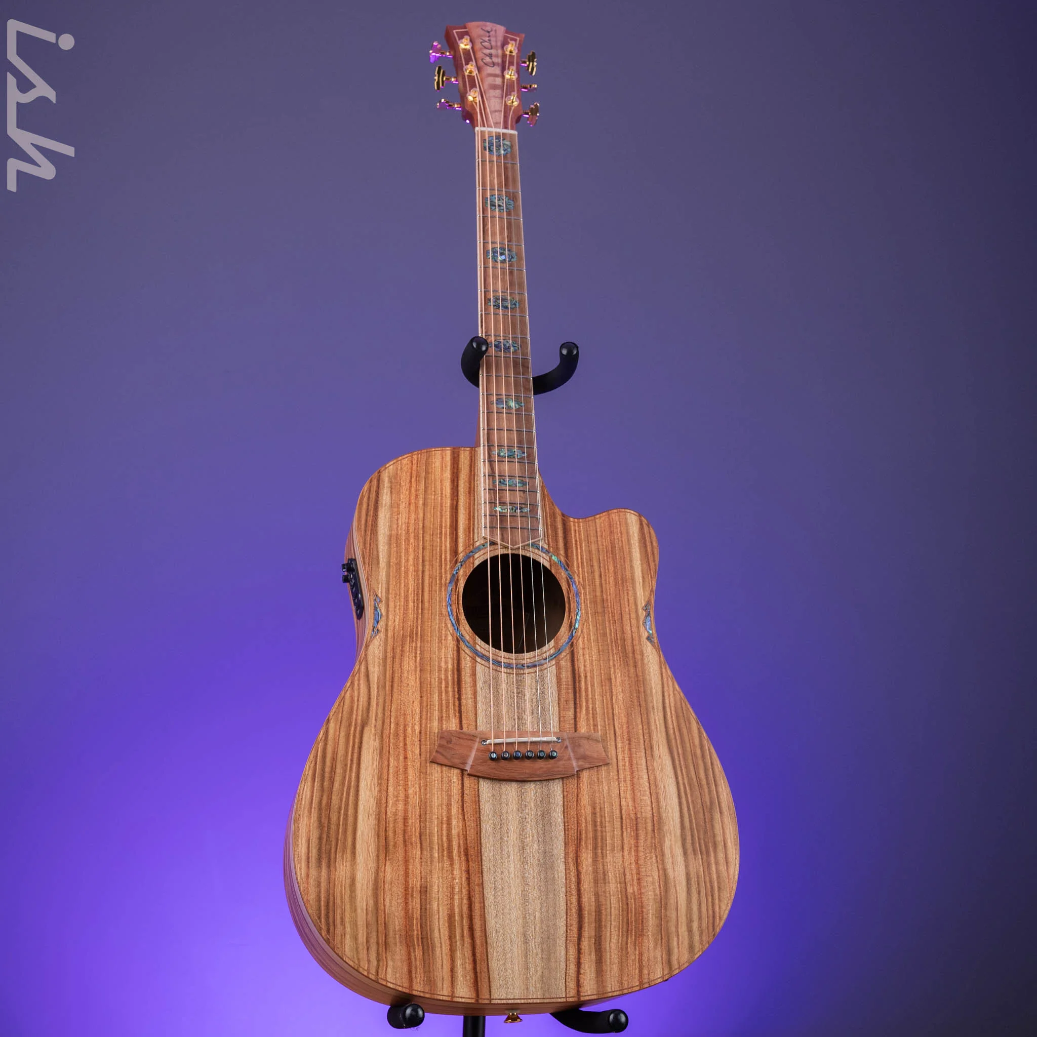 Cole Clark FL3EC-CLCL Acoustic-Electric Guitar Camphor Laurel - Image 3