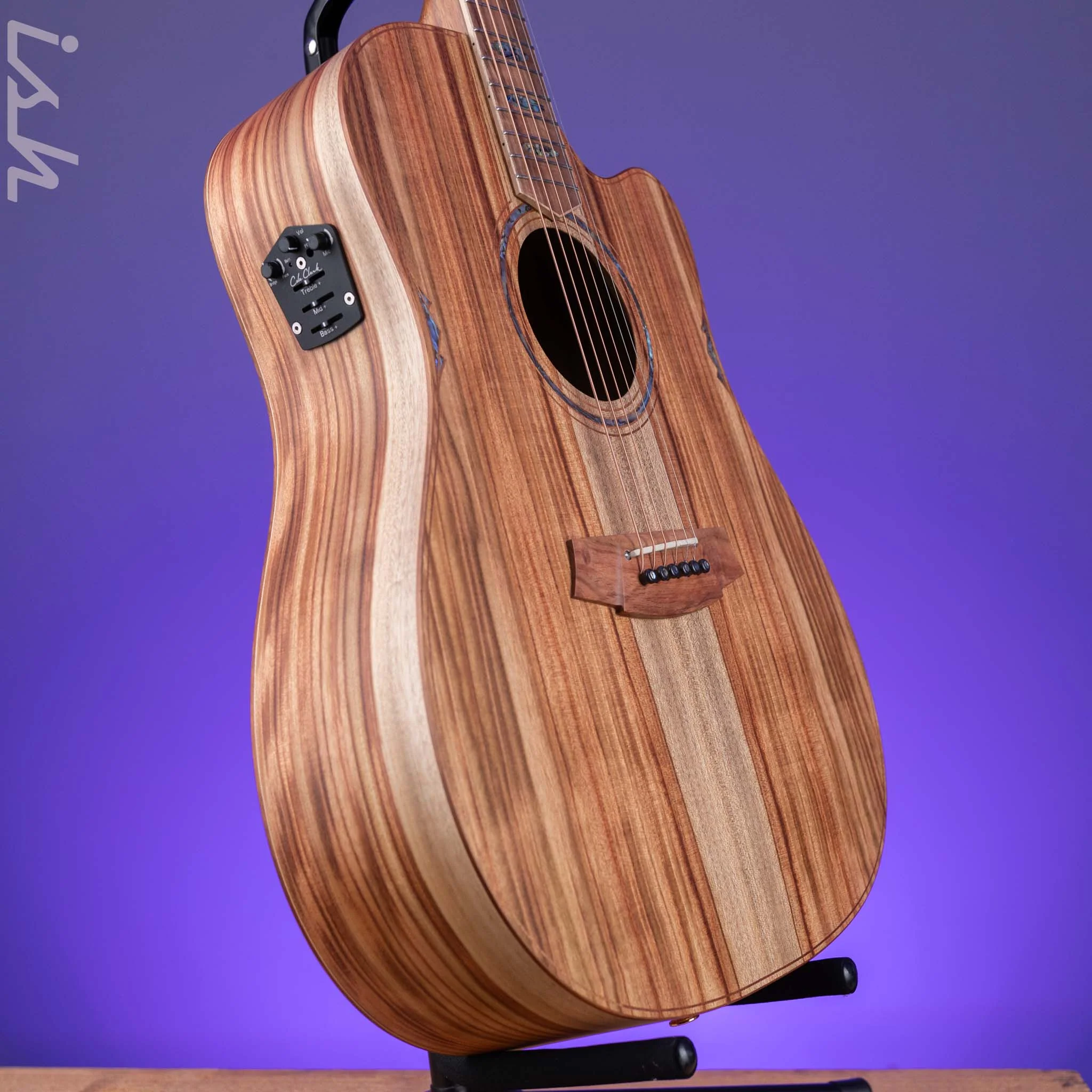 Cole Clark FL3EC-CLCL Acoustic-Electric Guitar Camphor Laurel - Image 4
