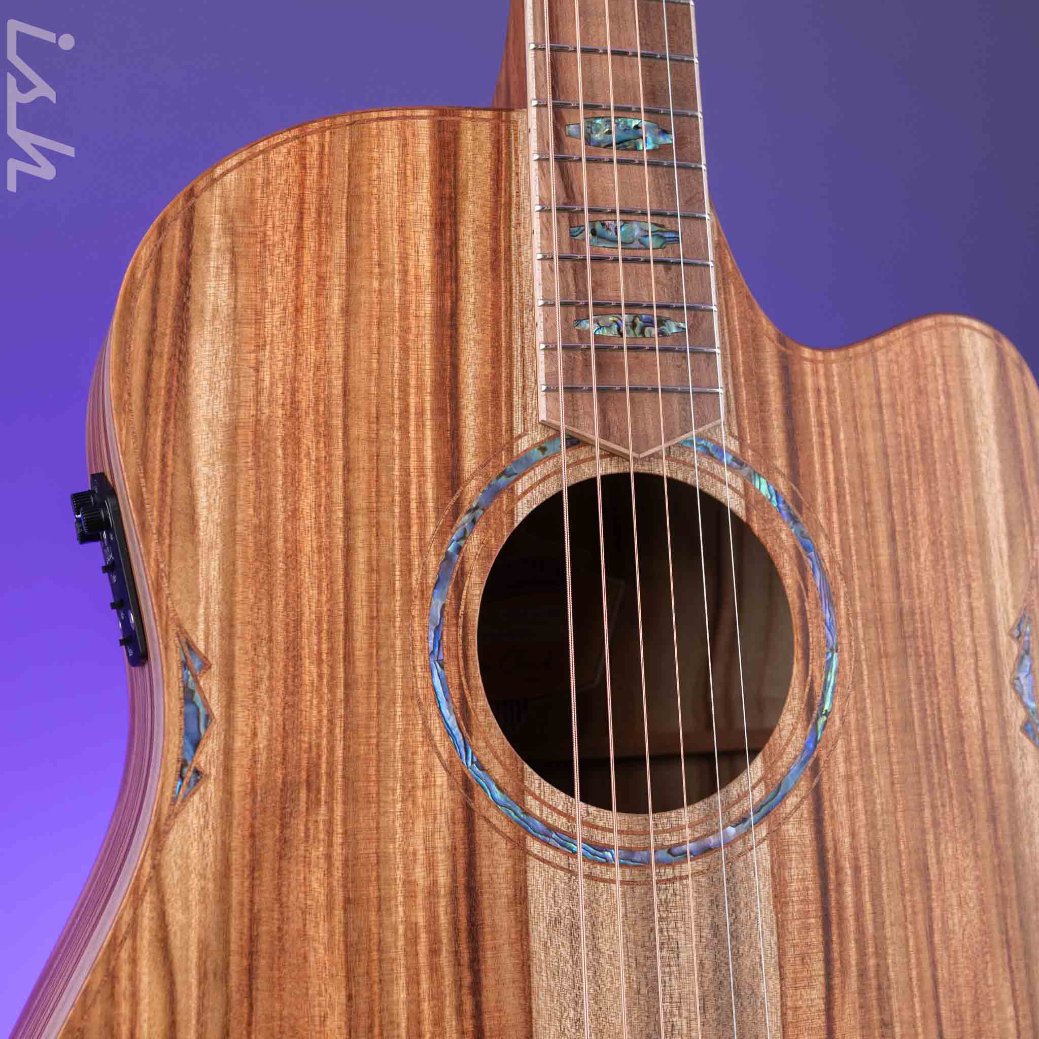 Cole Clark FL3EC-CLCL Acoustic-Electric Guitar Camphor Laurel - Image 5