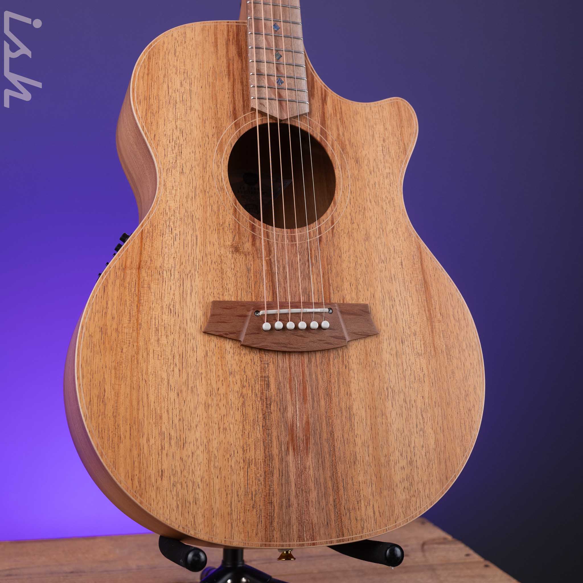 Cole Clark Grand Auditorium Acoustic-Electric Guitar AN2EC Blackwood