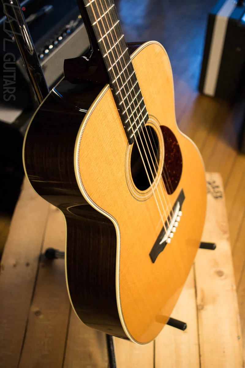 Collins OM2HT Acoustic Guitar - Image 13