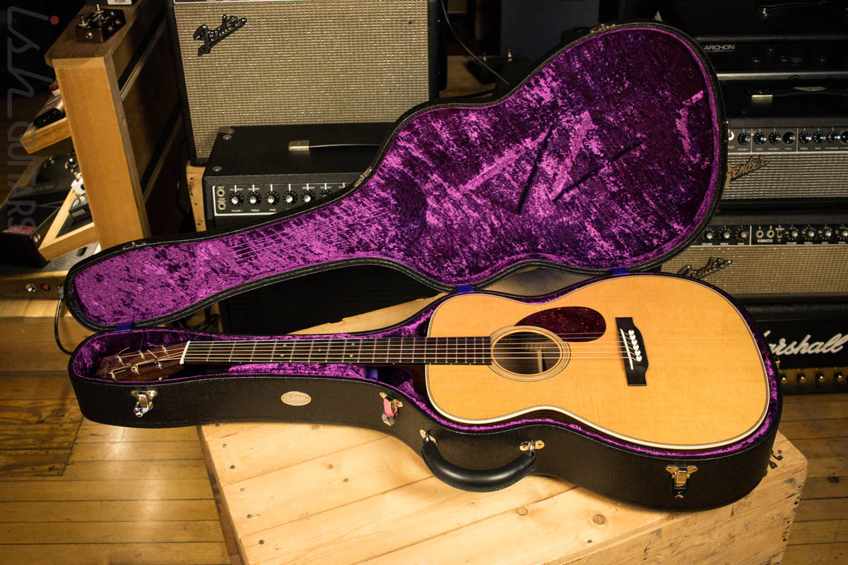 Collins OM2HT Acoustic Guitar - Image 9
