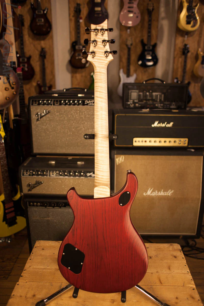 Paul Reed Smith PRS McCarty 594 Semi-Hollow Wood Library ONE PIECE Top Dark Cherry Sunburst Satin Finish - Image 7