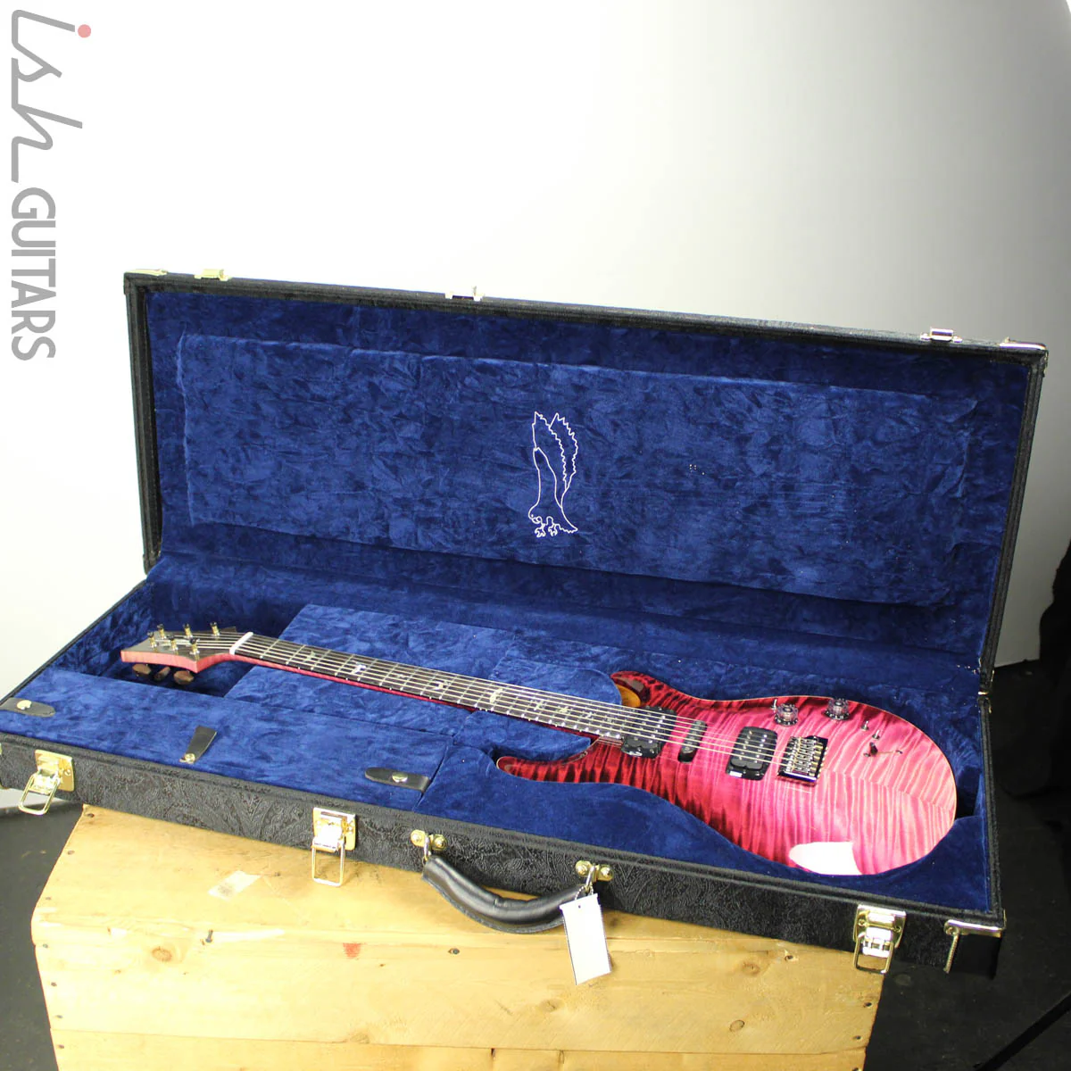 2019 PRS Modern Eagle V Private Stock Limited Raspberry Dragon's Breath - Image 13
