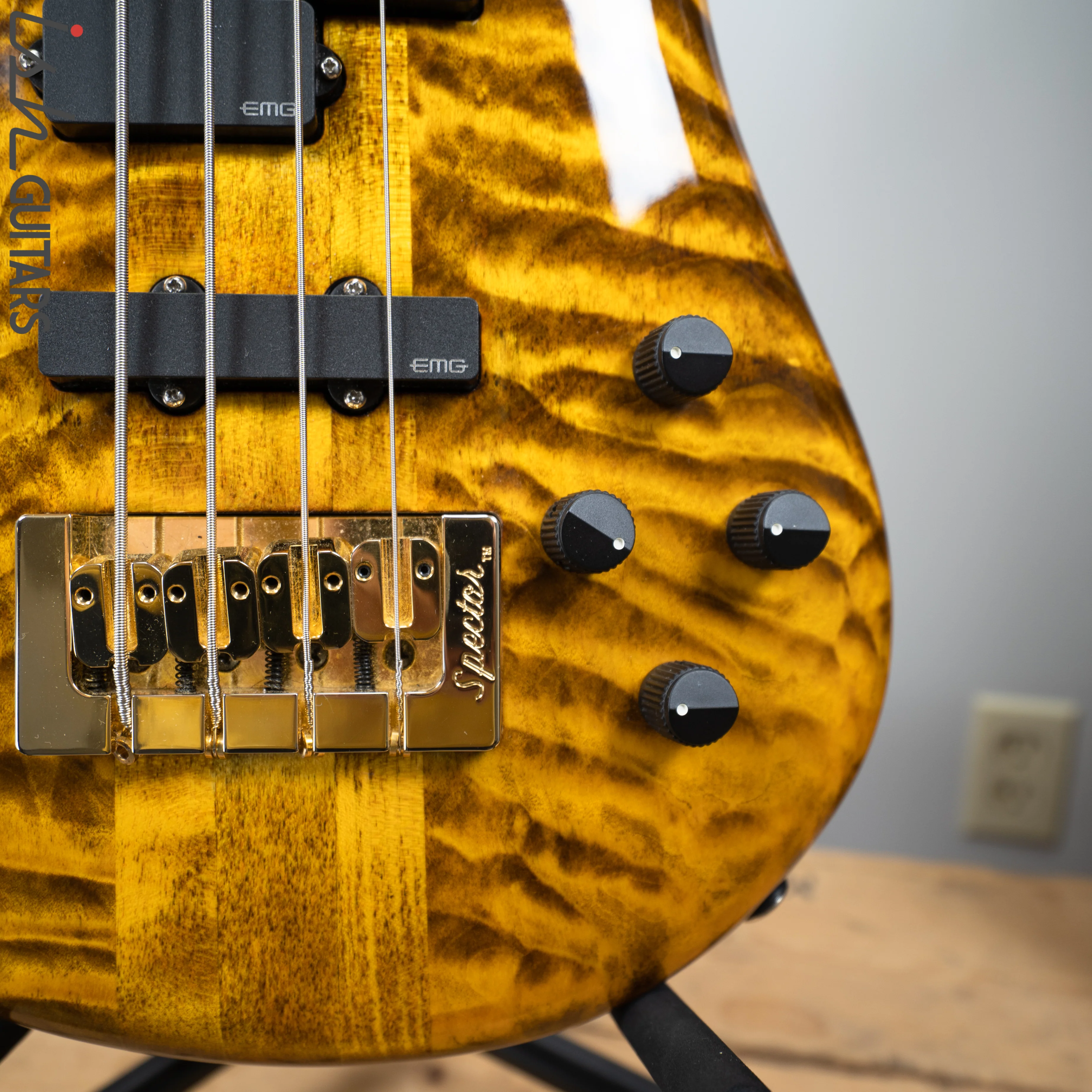 2017 USA Spector NS-2 Custom Tiger Eye Finish Premium Quilted Maple Gloss - Image 4