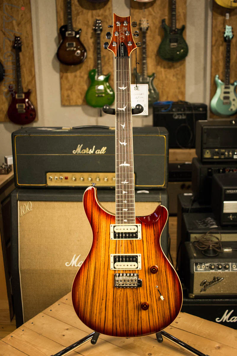 2018 Paul Reed Smith PRS SE Custom 24 - Zebrawood - Image 2