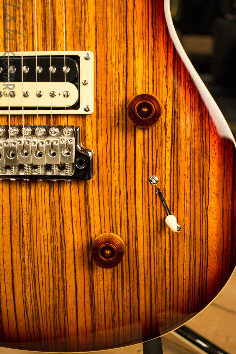 2018 Paul Reed Smith PRS SE Custom 24 - Zebrawood - Image 4