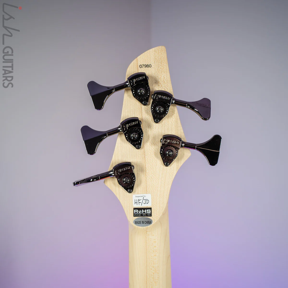 Dingwall 10th Anniversary Combustion 5-String 2 PUP Amethystburst Pau Ferro Fretboard B-Stock - Image 14