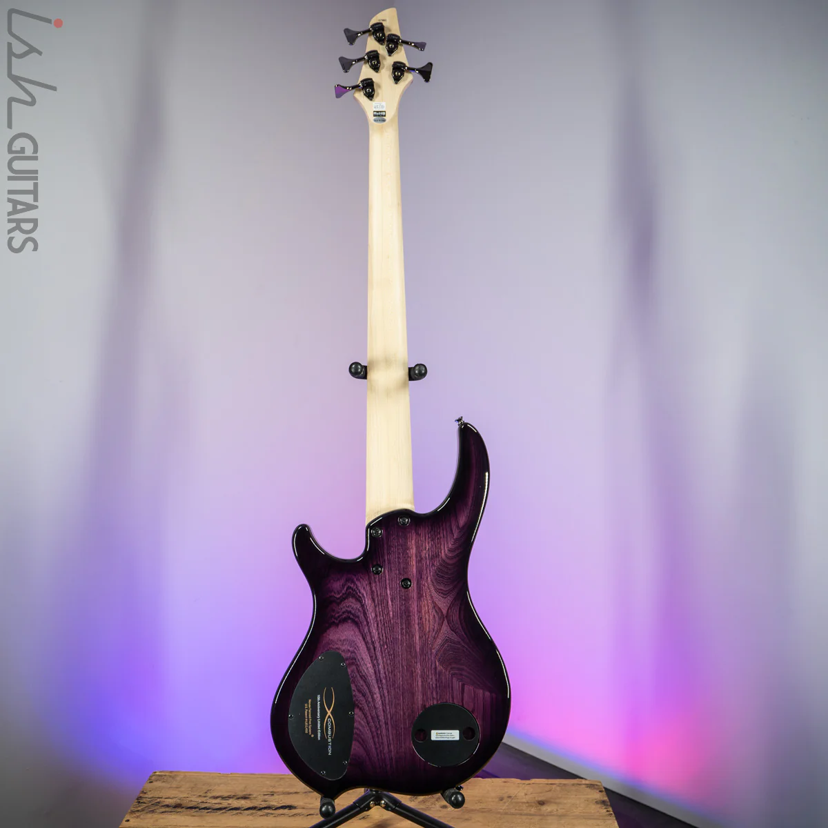 Dingwall 10th Anniversary Combustion 5-String 2 PUP Amethystburst Pau Ferro Fretboard B-Stock - Image 8
