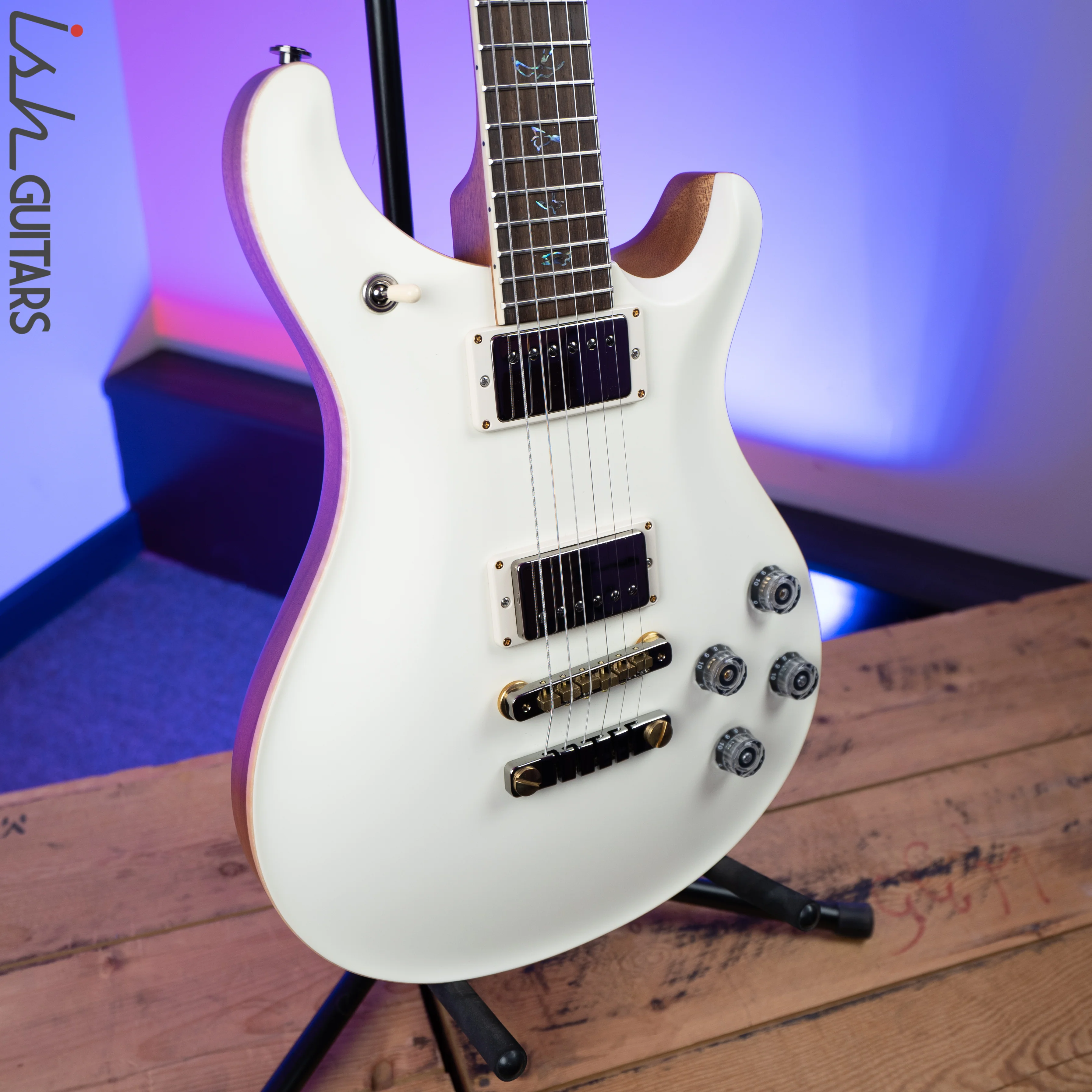 2020 PRS Paul Reed Smith McCarty 594 Wood Library Opaque Antique White Satin - Image 2