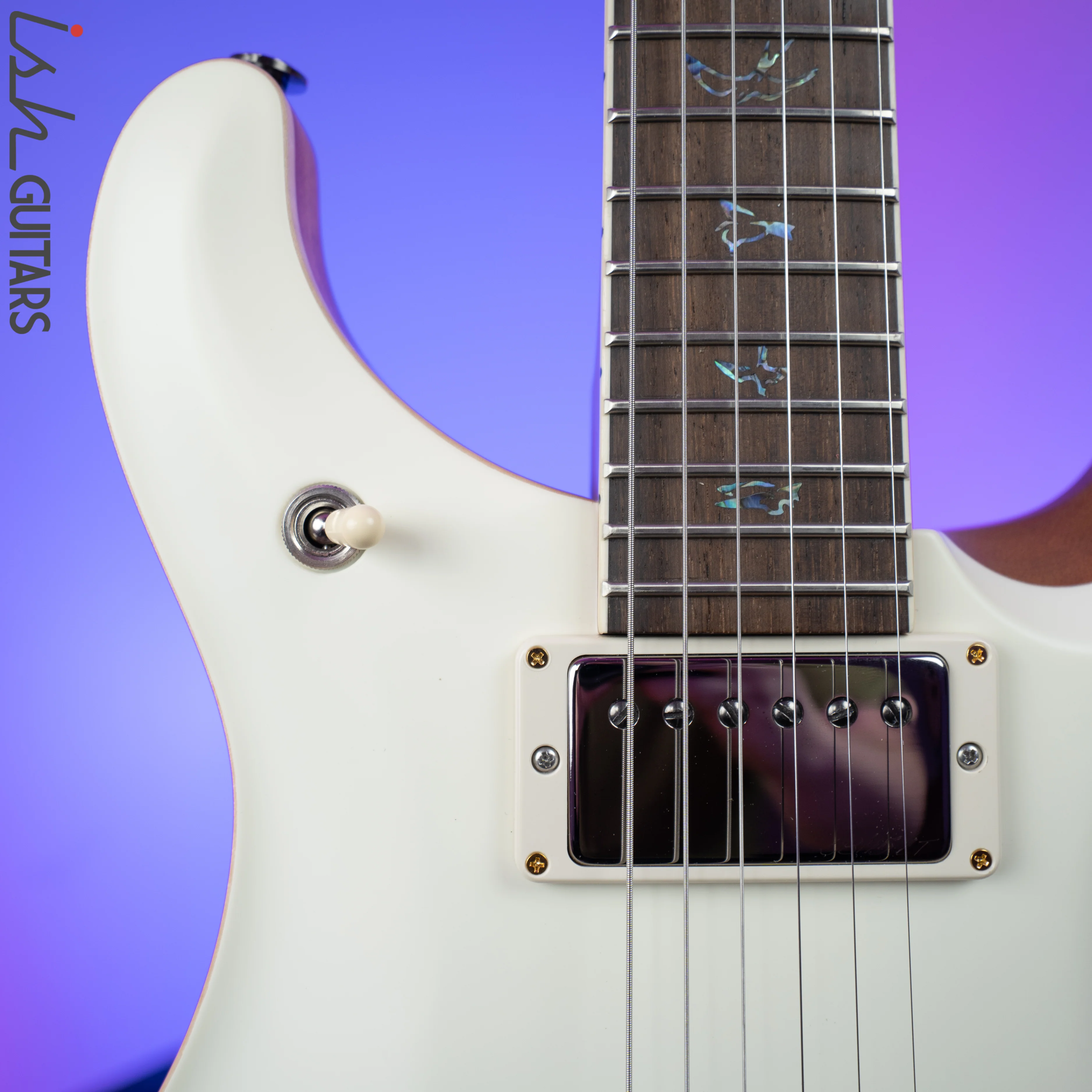 2020 PRS Paul Reed Smith McCarty 594 Wood Library Opaque Antique White Satin - Image 3