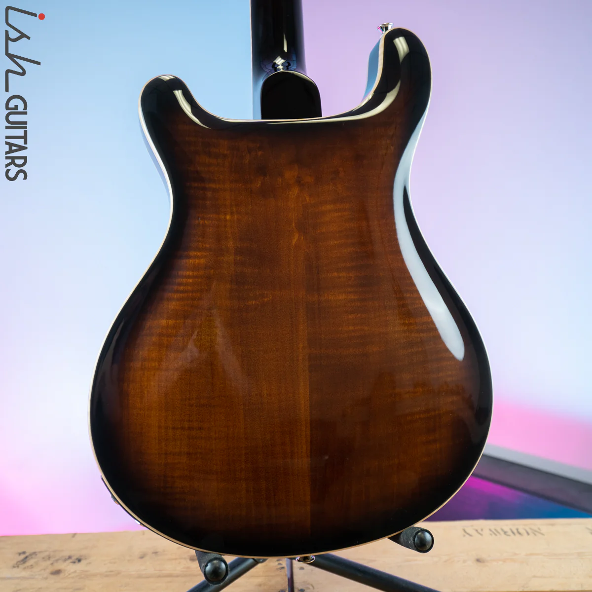 2020 PRS SE Hollowbody II Piezo Black Gold Burst - Image 8