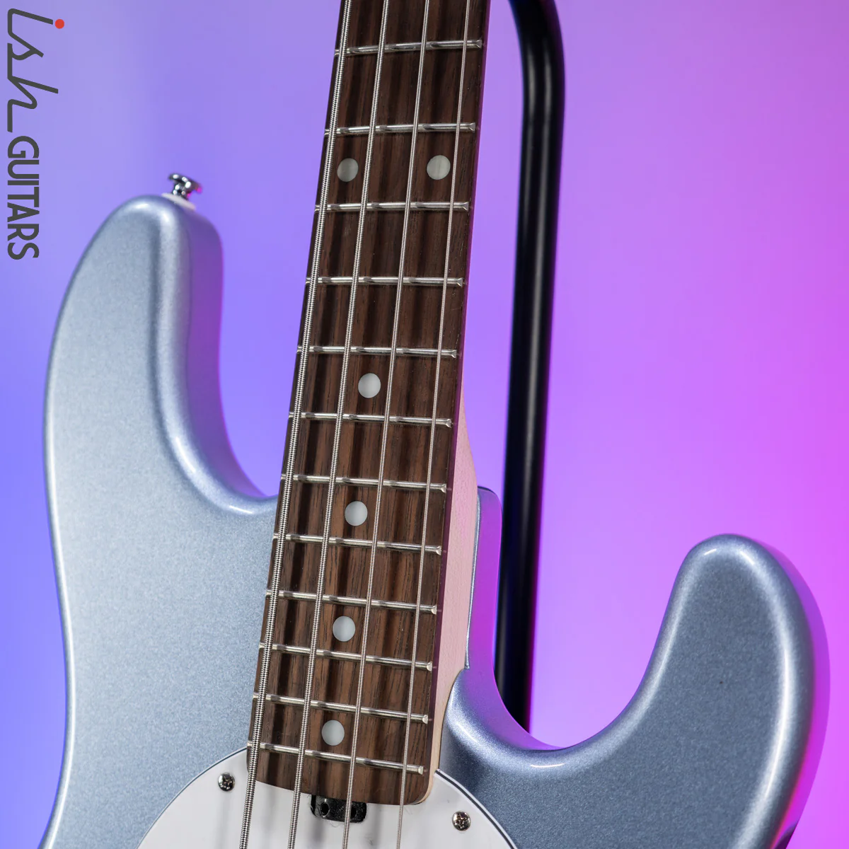 Sterling by Music Man StingRay HH Sub Series Lake Blue Metallic - Image 6