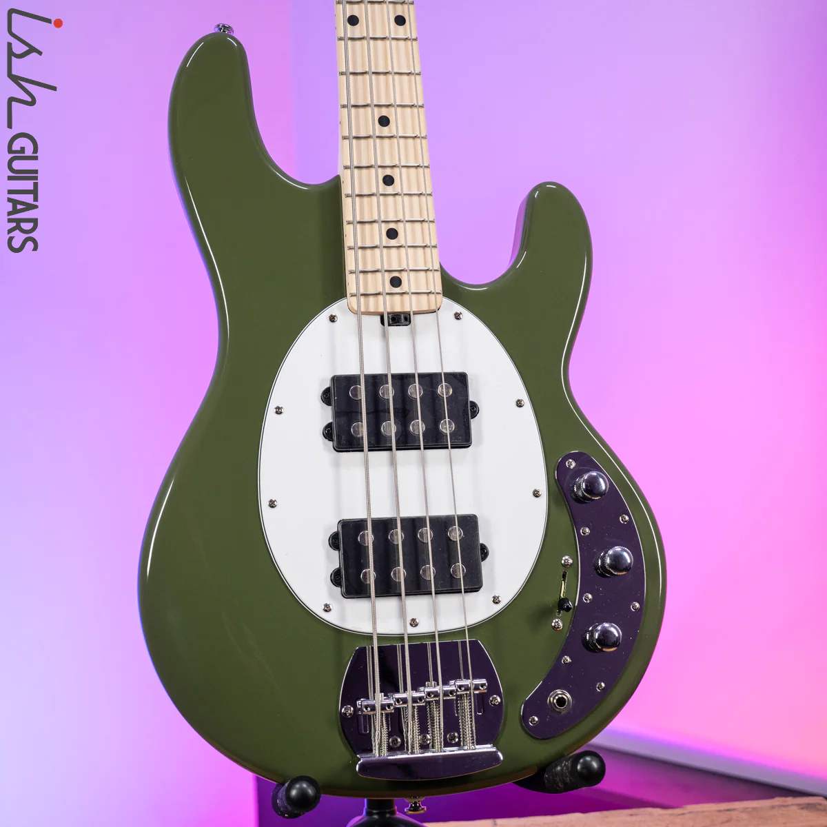 Sterling by Music Man StingRay HH Sub Series Olive Green