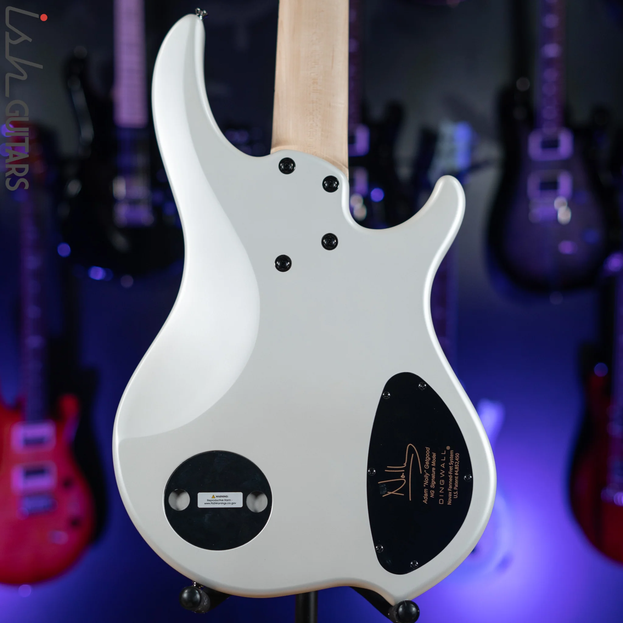 Dingwall NG-3 5-String Bass Left Handed Ducati White - Image 8