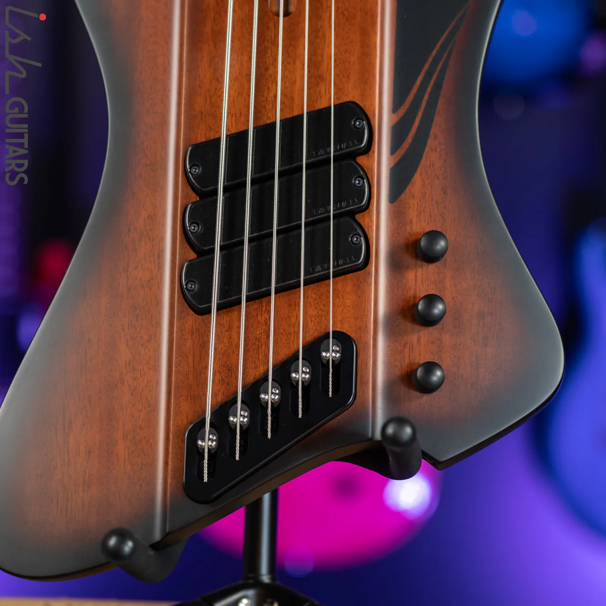 Dingwall D-Roc Standard 5-String Matte Vintage Burst - Image 4