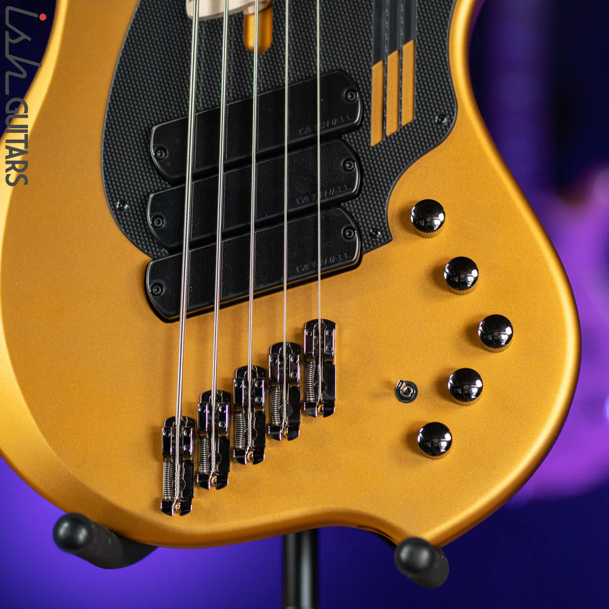 Dingwall NG-3 5-String Bass Matte Gold Metallic - Image 4