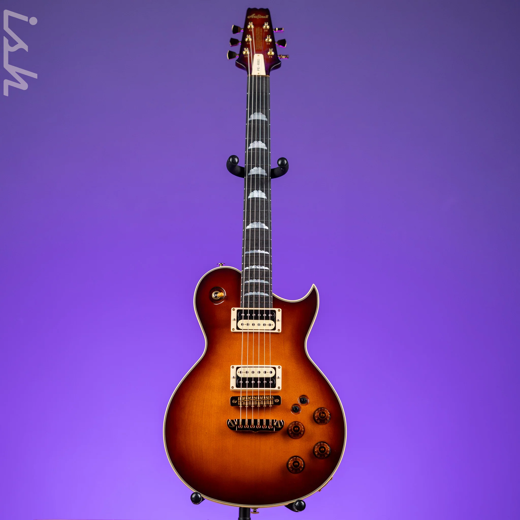 Aria Pro II PE-R80 Japan Brown Made in Japan MIJ Electric Guitar Demo - Image 2