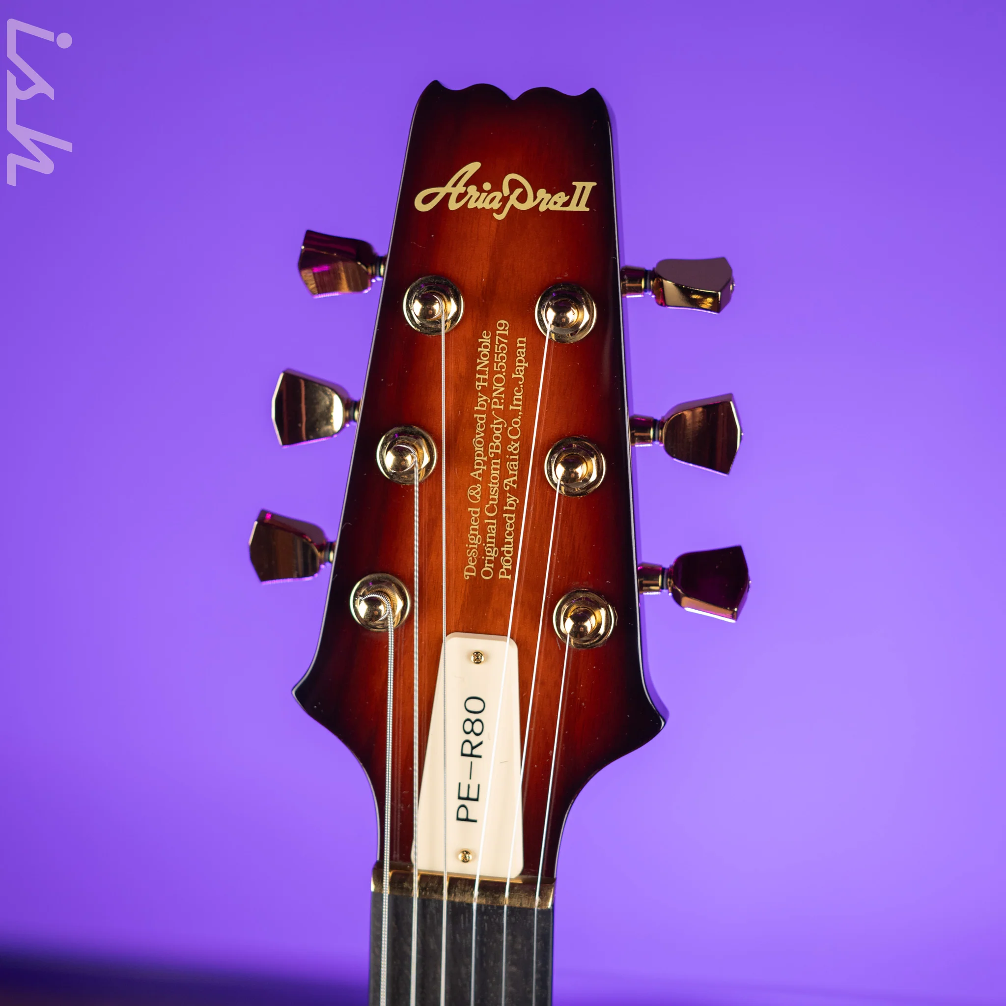 Aria Pro II PE-R80 Japan Brown Made in Japan MIJ Electric Guitar Demo - Image 5