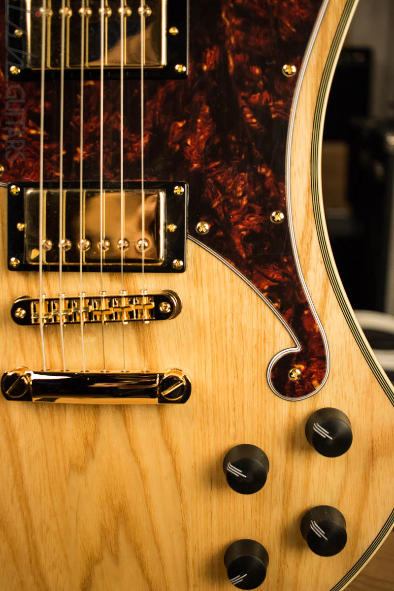 D'Angelico Deluxe Ludlow Swamp Ash Electric Natural Finish - Image 4